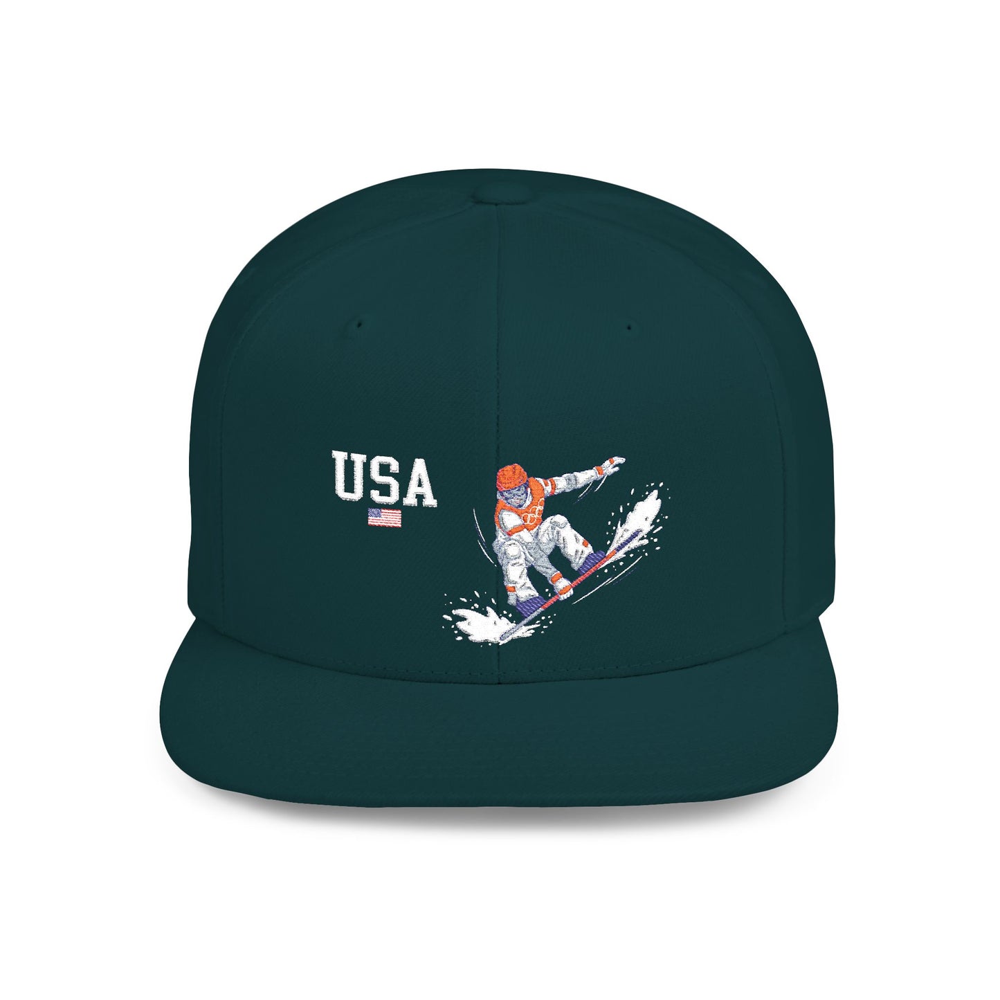 Princess Grace  TEAM USA  Flat Bill Snapback Hat