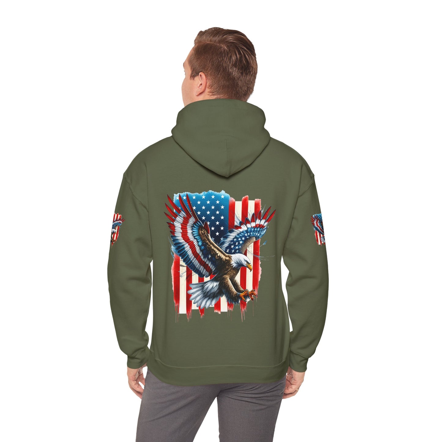 Princess Grace Patriotic Unisex Heavy Blend Hooded Sweatshirt