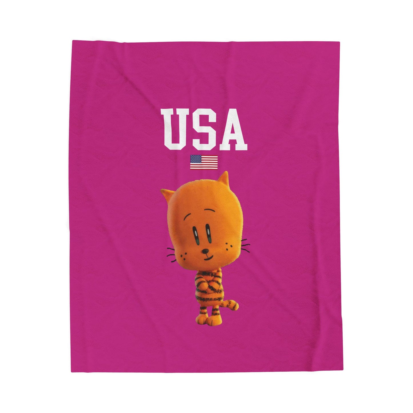 Princess Grace  TEAM USA  Velveteen Plush Blanket