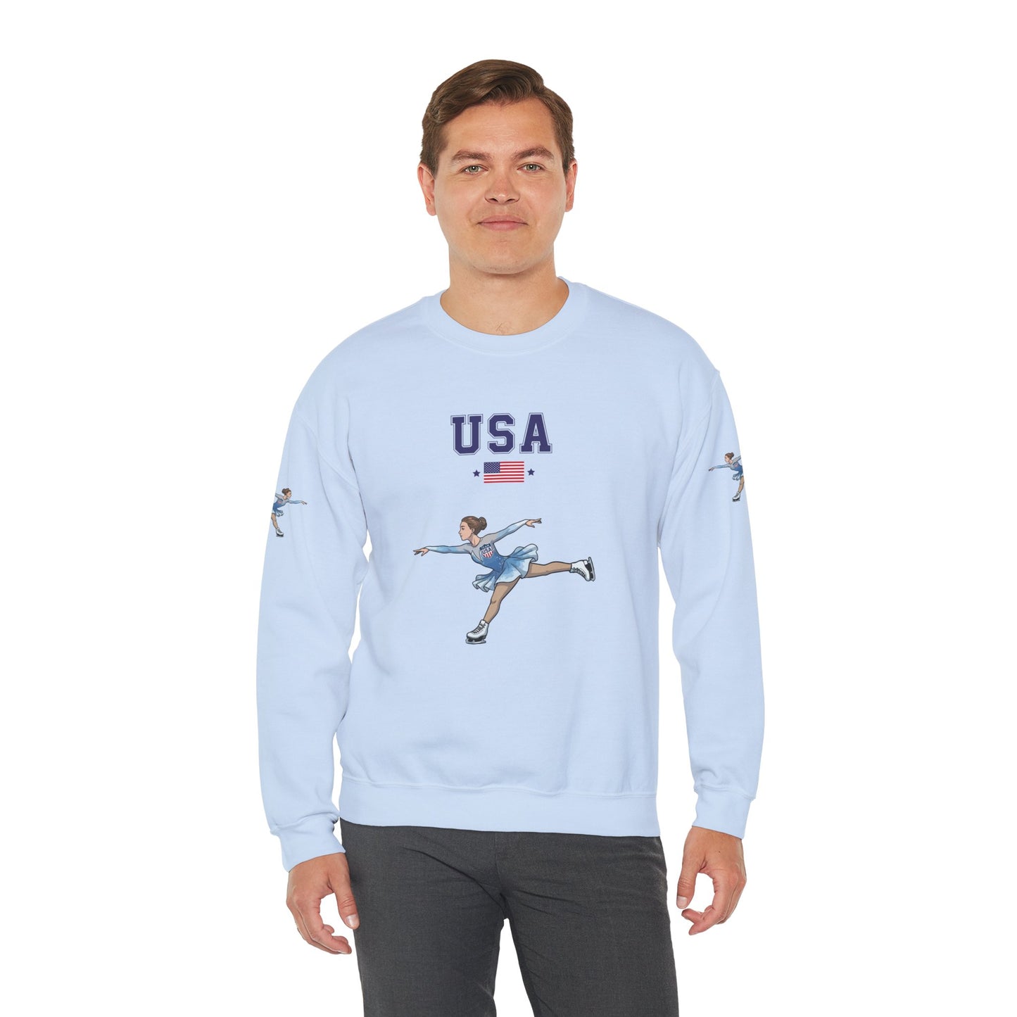 Princess Grace  TEAM USA  Unisex Heavy Blend  Crewneck Sweatshirt