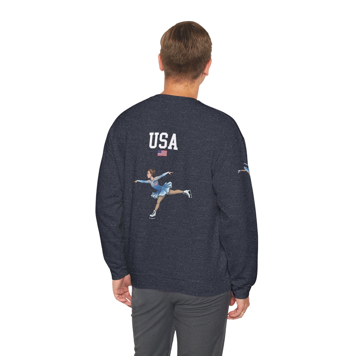 Princess Grace  TEAM USA  Unisex Heavy Blend  Crewneck Sweatshirt