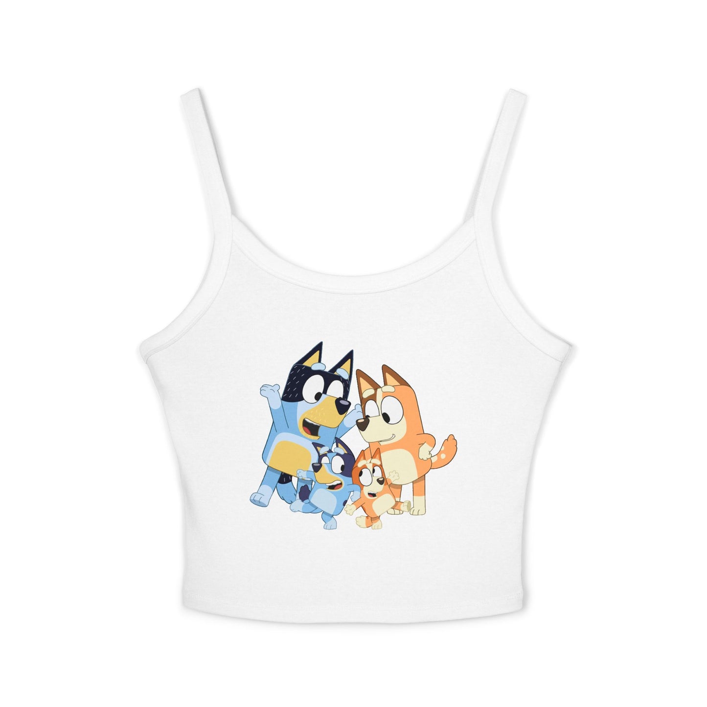 Princess Grace  Bluey Cute Cartoon Women's Spaghetti Strap Tank Top