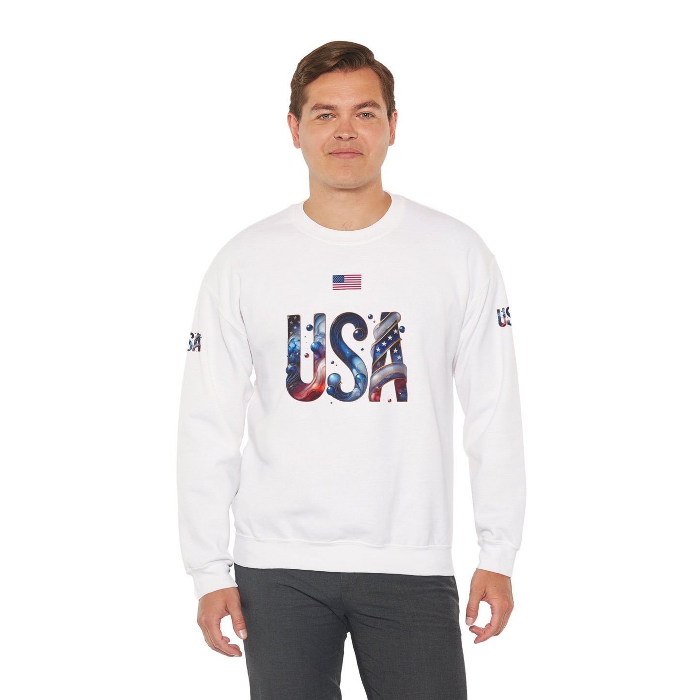 Princess Grace TEAM USA  Unisex Heavy Blend Crewneck Sweatshirt