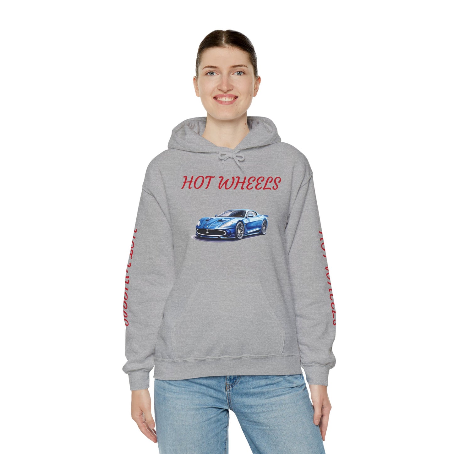 Princess Grace  Hot Wheels Unisex Heavy Blend Hoodie Cool Car Design for Auto Enthusiasts