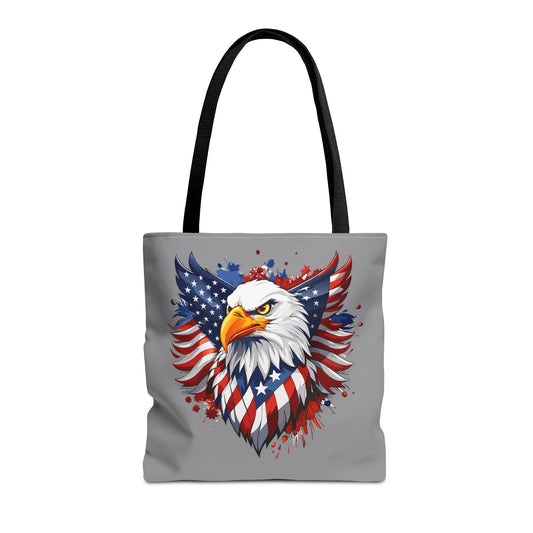 Princess Grace  Patriotic Eagle Tote Bag American Freedom Design