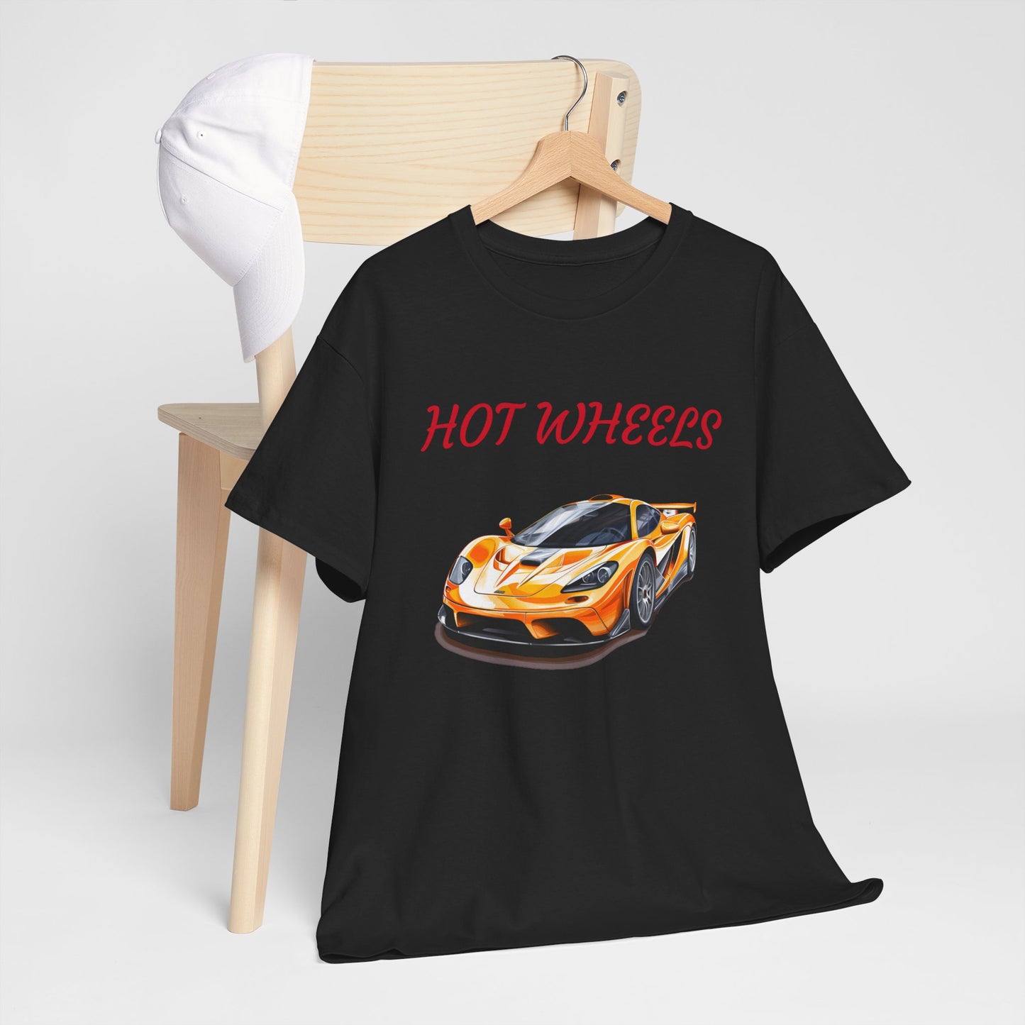 Princess Grace Hot Wheels Unisex Heavy Cotton Tee Race Car Graphic Tee for Racing Fans