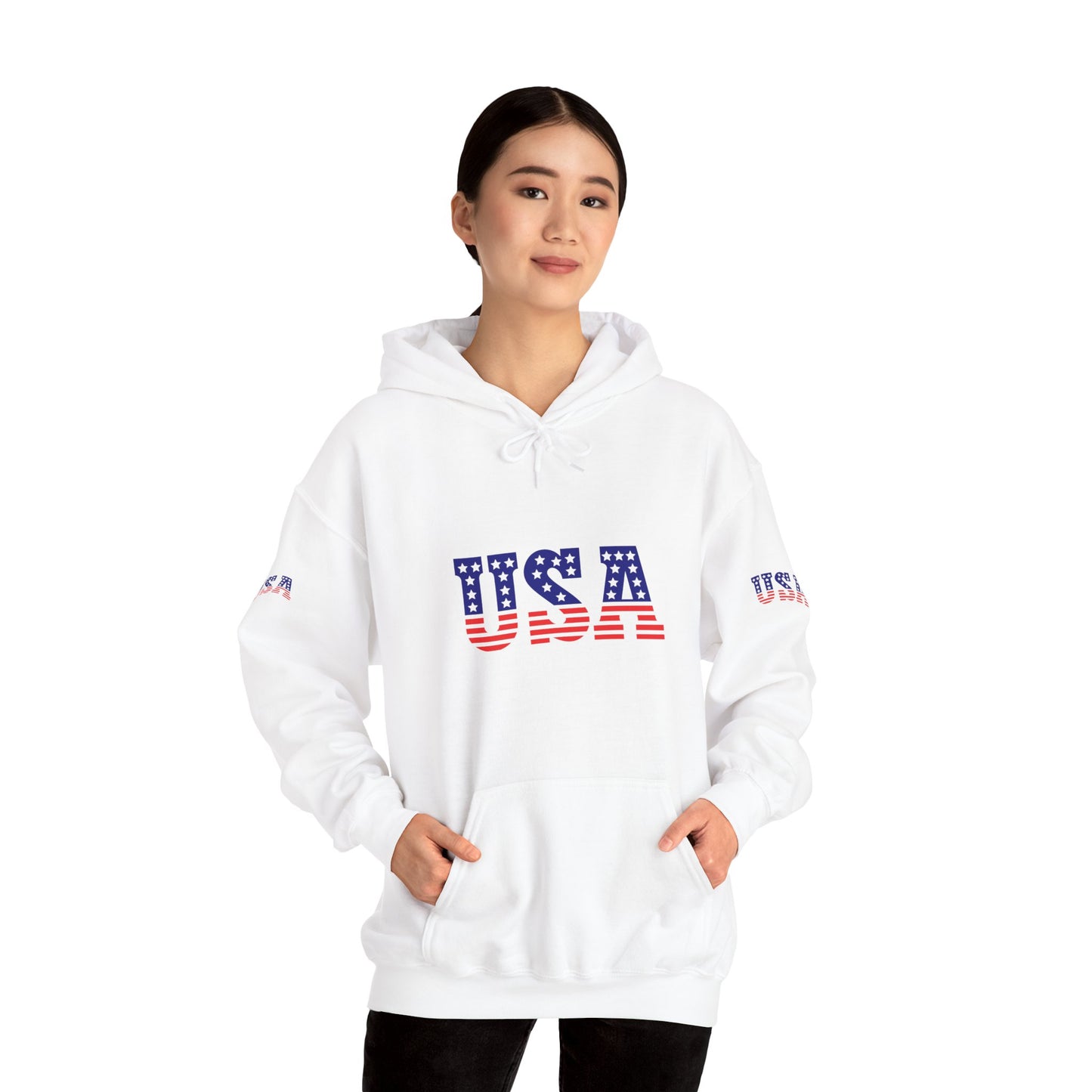 Princess Grace  TEAM USA  Unisex Heavy Blend  Hooded Sweatshirt  Patriotic Eagle Design