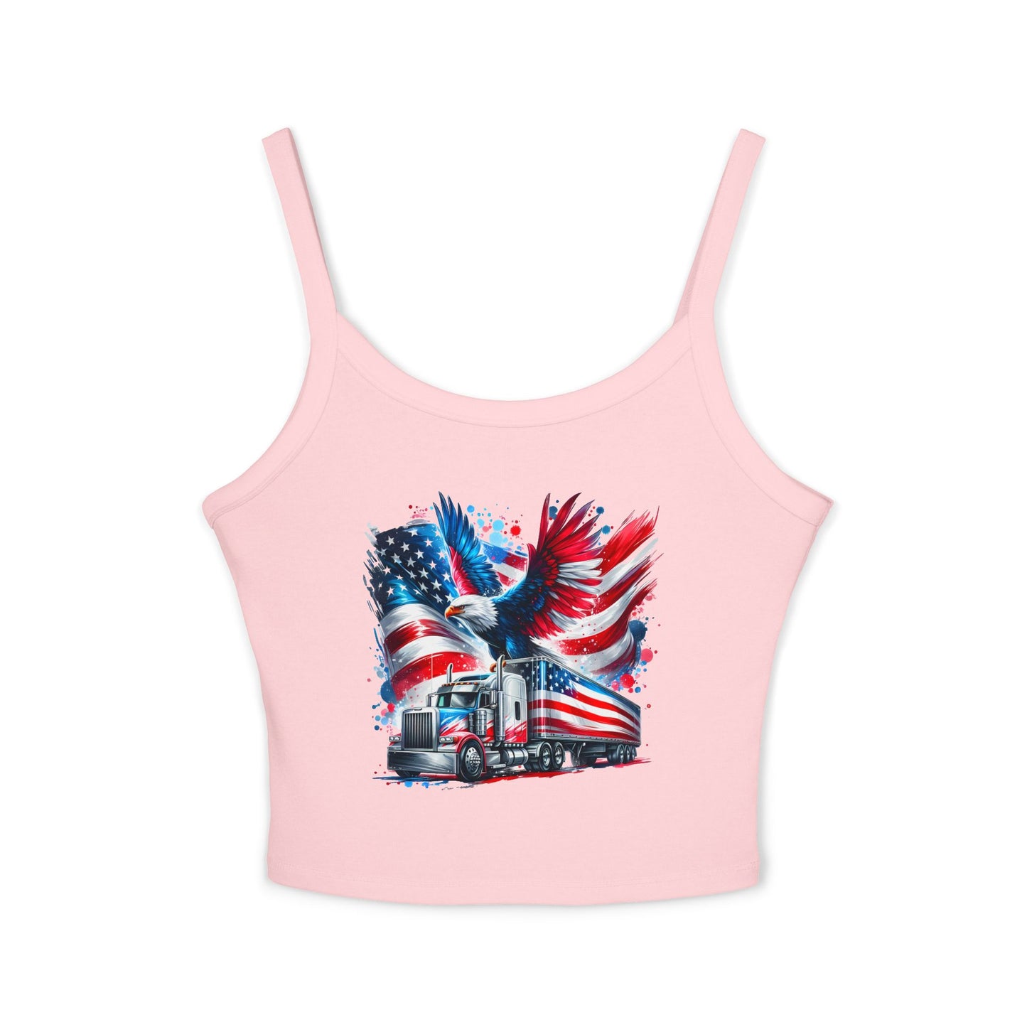 Princess Grace  USA Truck Women's Spaghetti Strap Tank Top