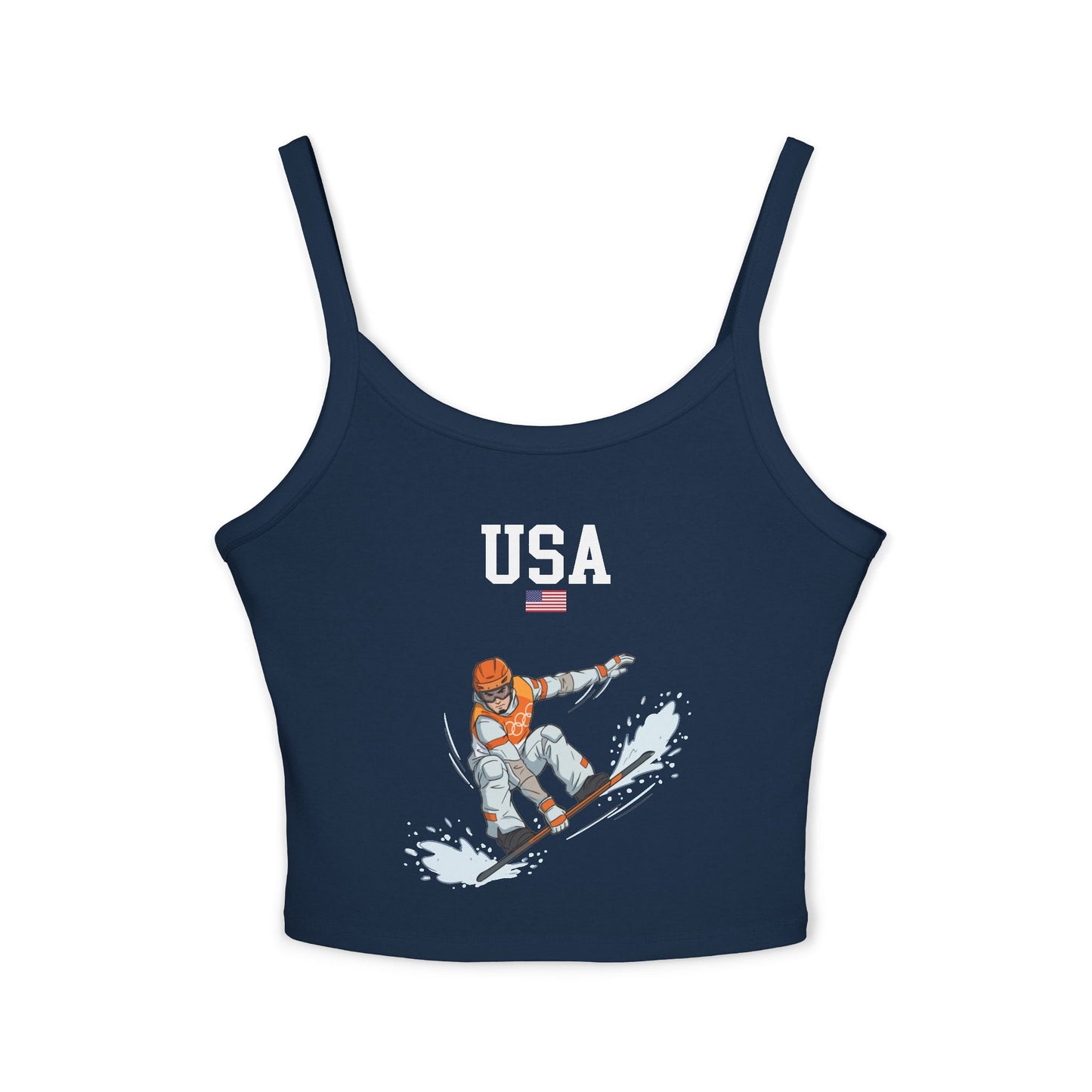 Princess Grace  TEAM USA  Women's Spaghetti Strap Tank Top