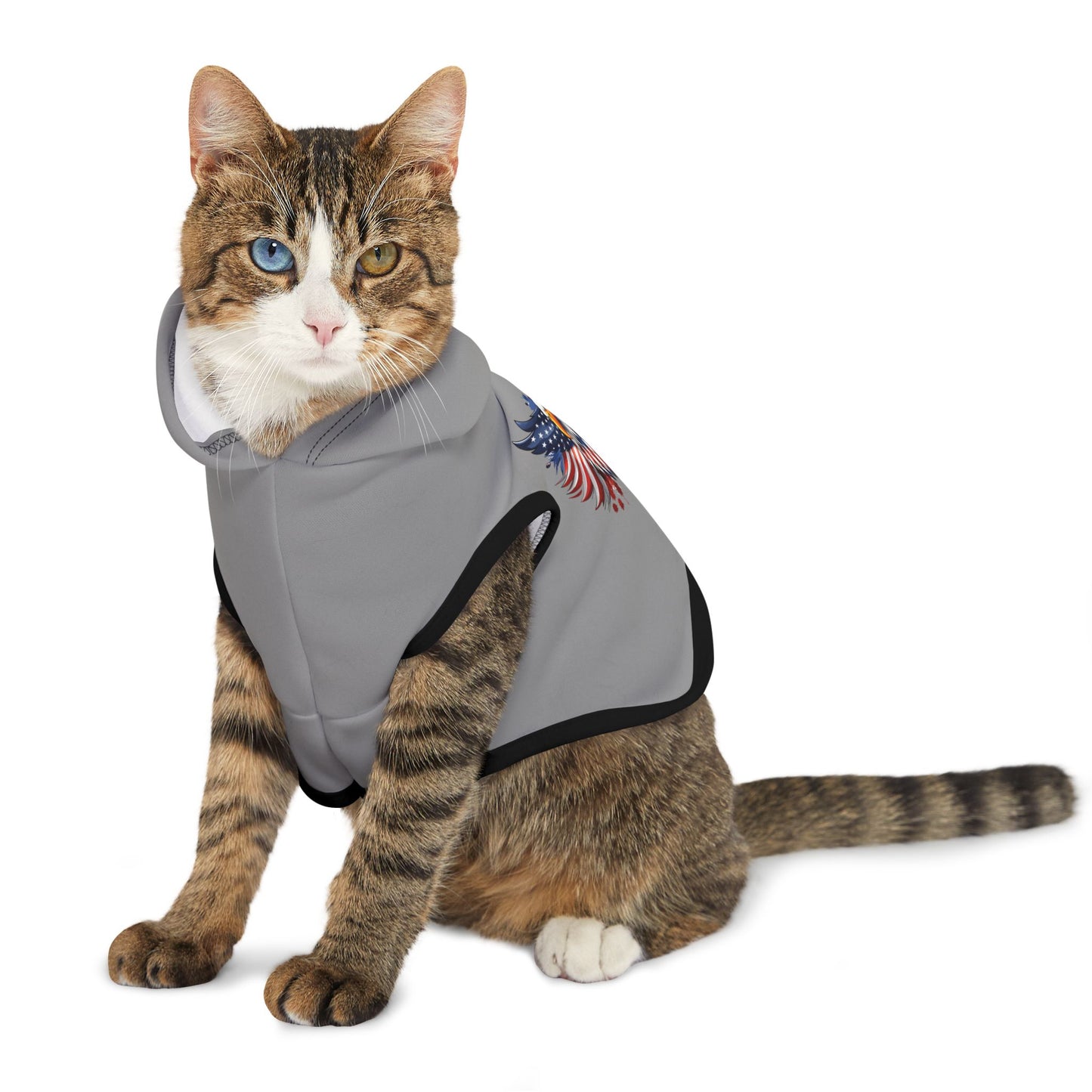 Princess Grace Patriotic Pet Hoodie