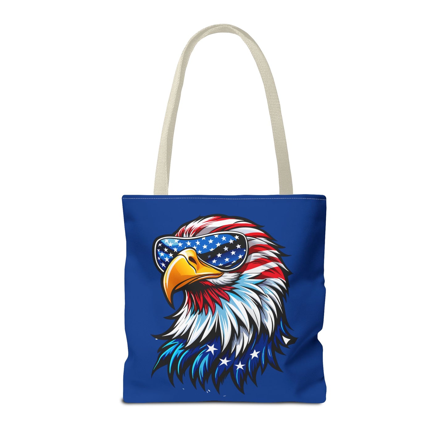 Princess Grace  Patriotic Eagle Tote Bag Stylish American Flag Design for Independence Day & Everyday Use