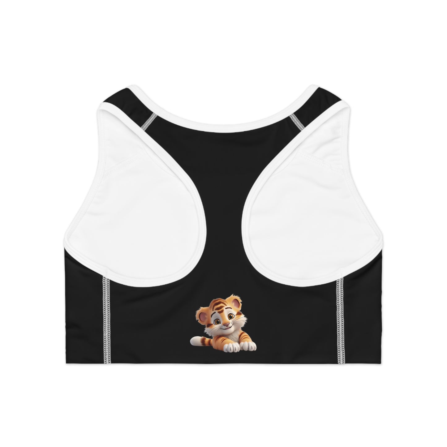 Princess Grace  Cute Tiger Sports Bra for Active Women