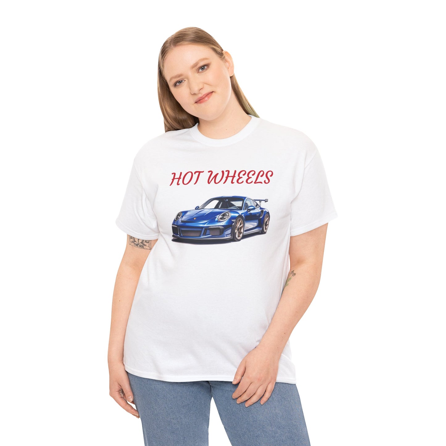 Princess Grace  Cool Hot Wheels Unisex Heavy Cotton Tee Perfect Gift for Car Lovers