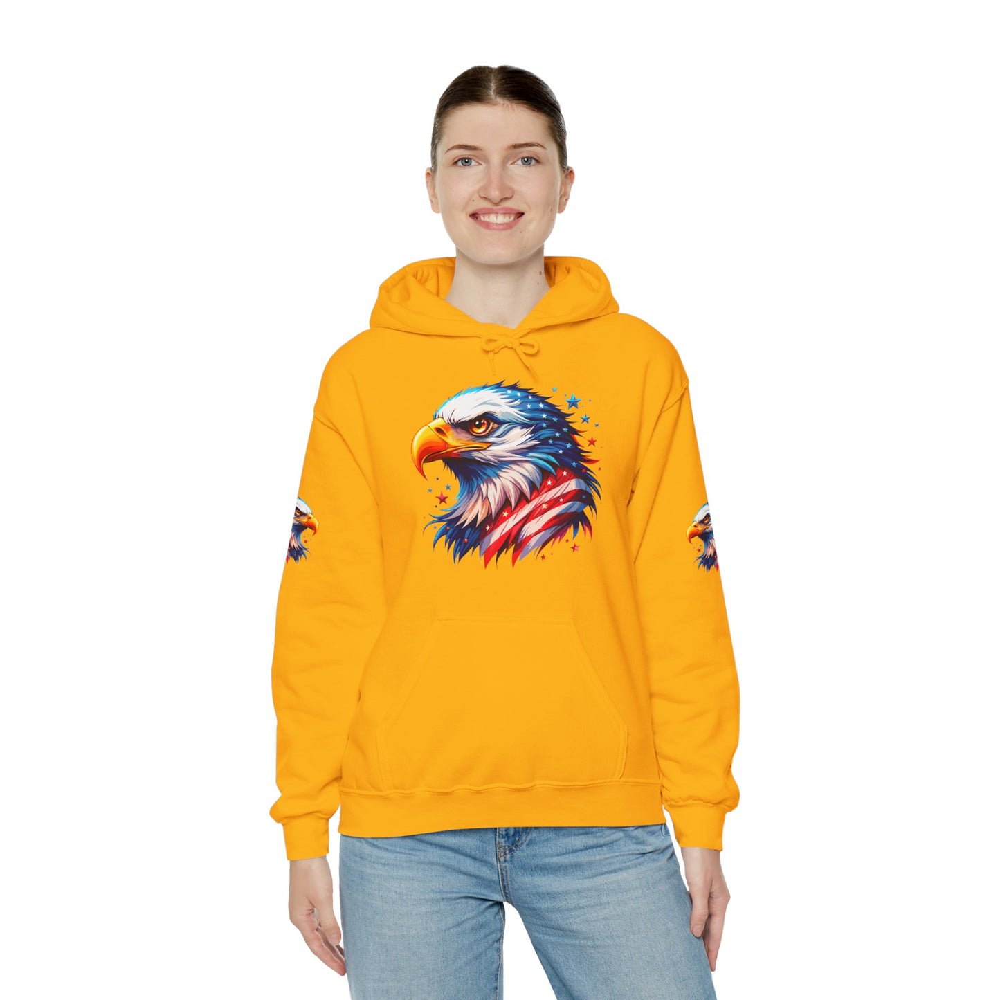 Princess Grace  American  Eagle Unisex Heavy Blend Hooded Sweatshirt