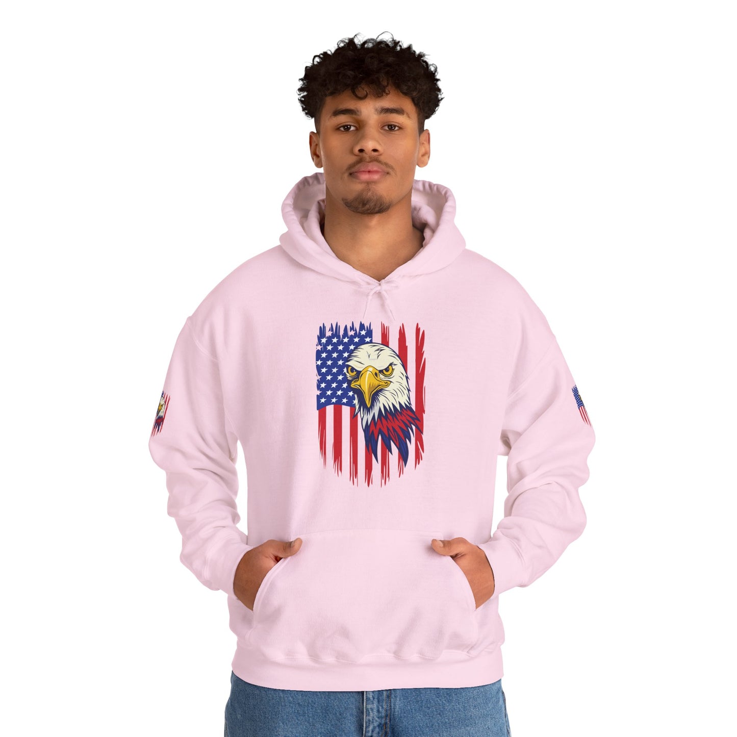 Princess Grace  Patriotic Eagle Unisex Heavy Blend Hoodie