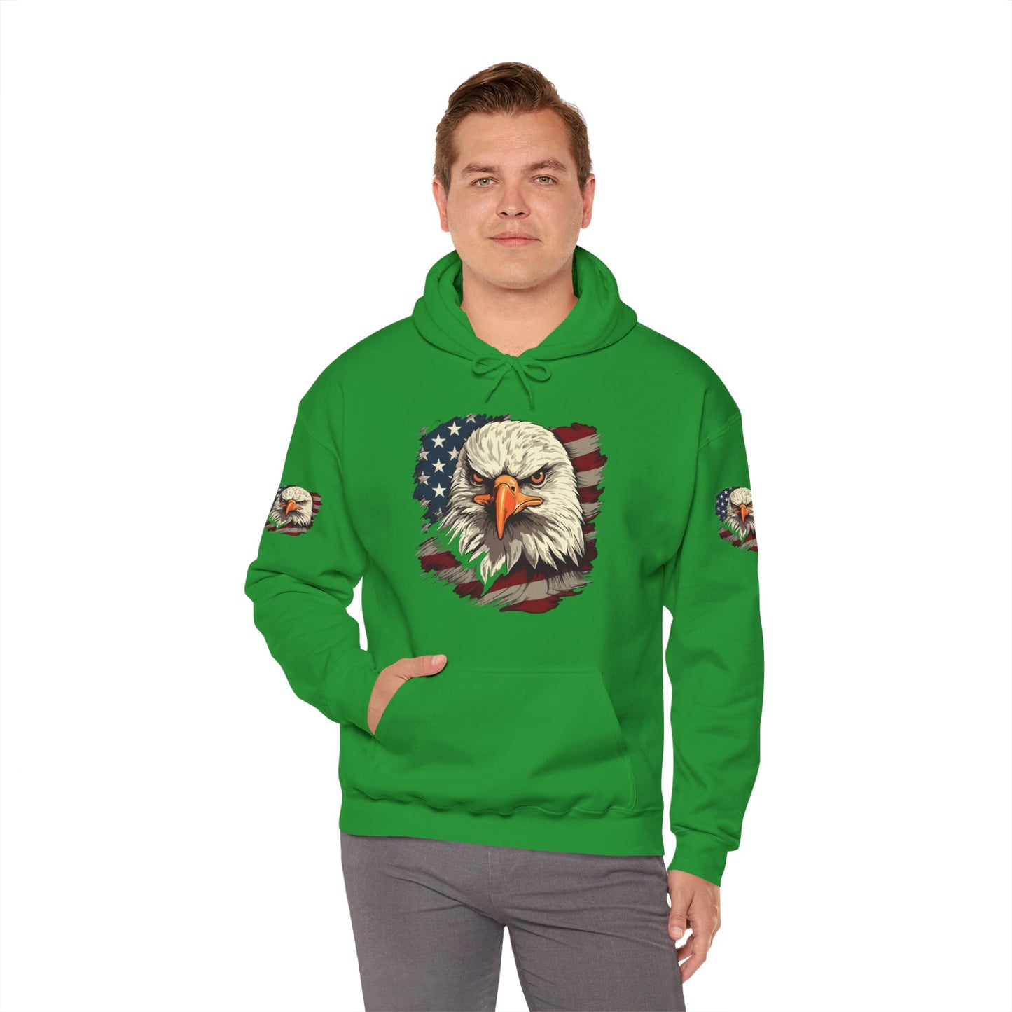 Princess Grace American Eagle Bold Unisex Heavy Blend Hooded Sweatshirt