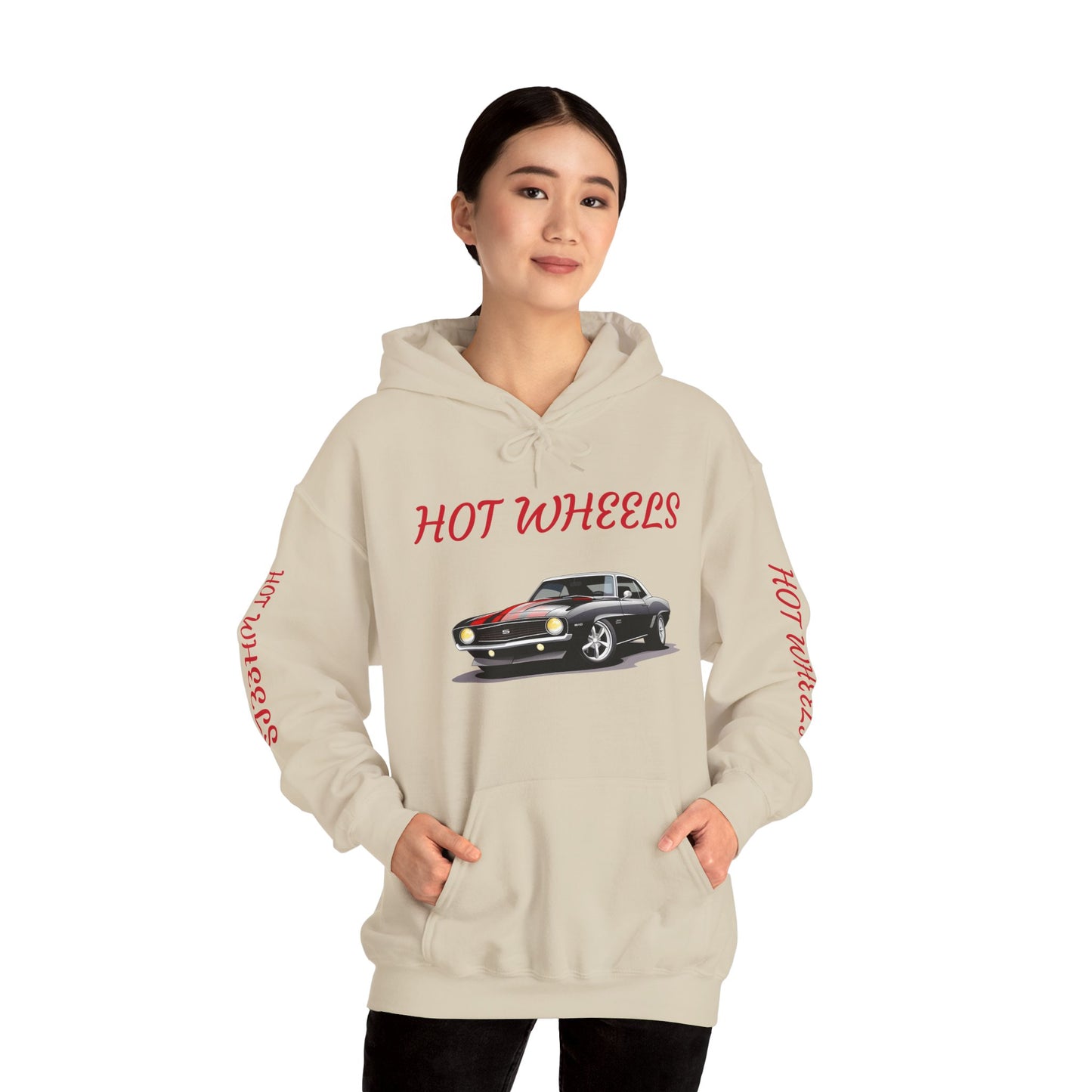 Princess Grace  Cool Hot Wheels Unisex Hoodie Retro Car Design for Auto Enthusiasts