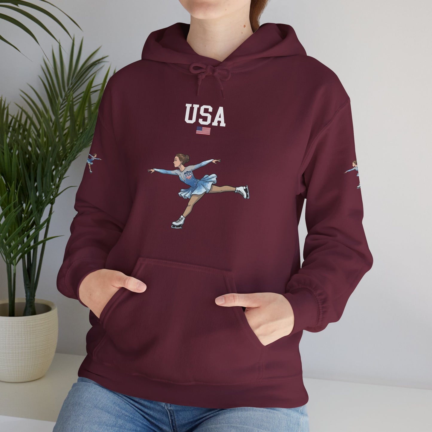 Princess Grace  TEAM USA   Unisex Heavy Blend Hooded Sweatshirt