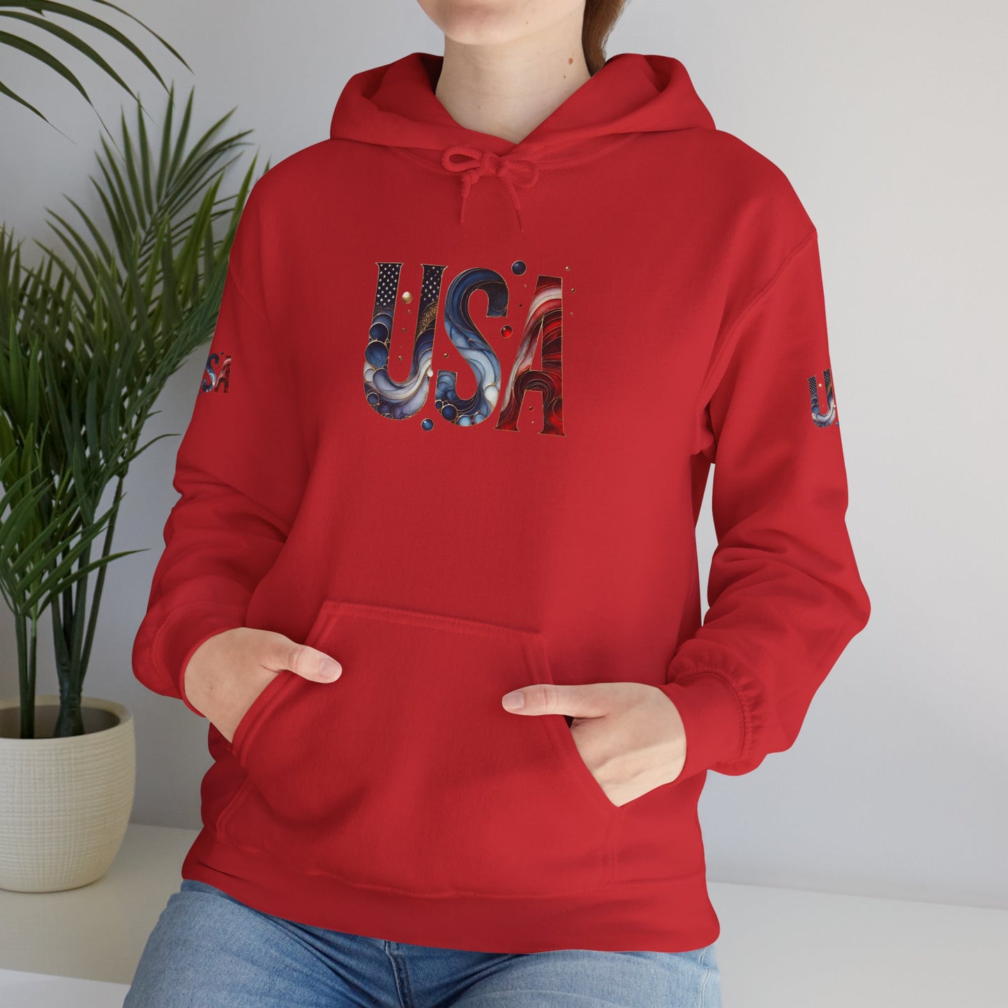 Princess Grace  TEAM USA  Unisex Heavy Bled   Hooded Sweatshirt