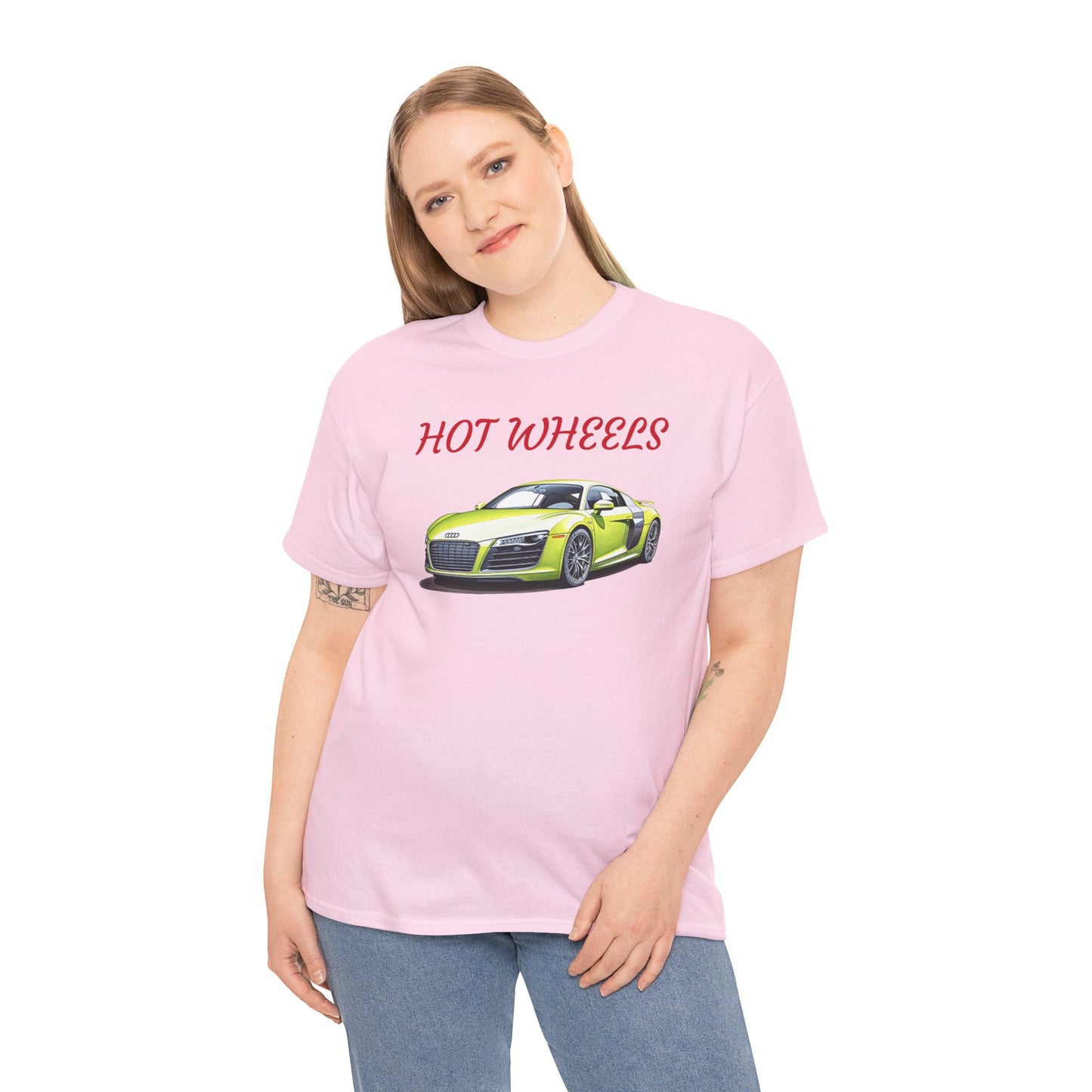 Princess Grace  Cool Hot Wheels Unisex Heavy Cotton Tee Perfect for Car Enthusiasts