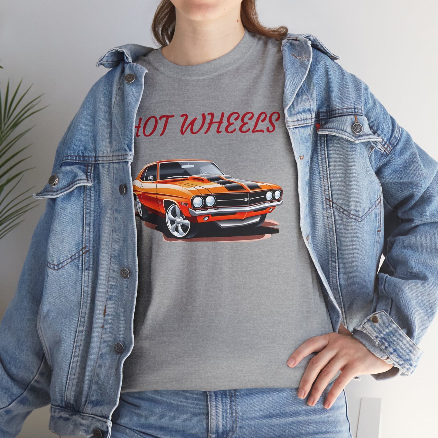 Princess Grace  Retro Hot Wheels Unisex Heavy Cotton Tee  Classic Car Graphic T-Shirt