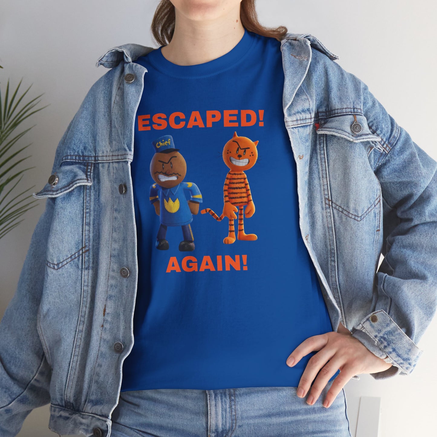 Princess Grace  Humorous Escaped Again Unisex Heavy Cotton Tee