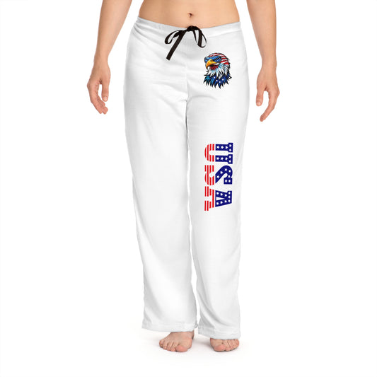 Princess Grace  Patriotic  Pajama Pants  USA Eagle Design