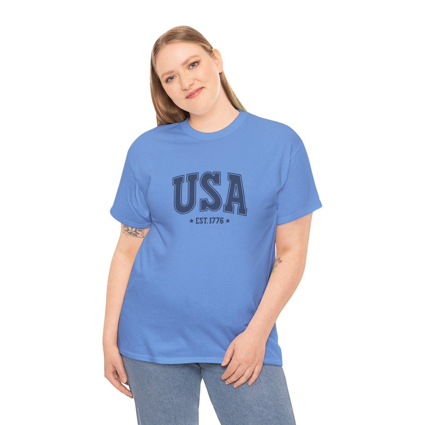 Princess Grace  TEAM USA   Unisex Heavy  Cotton Tee