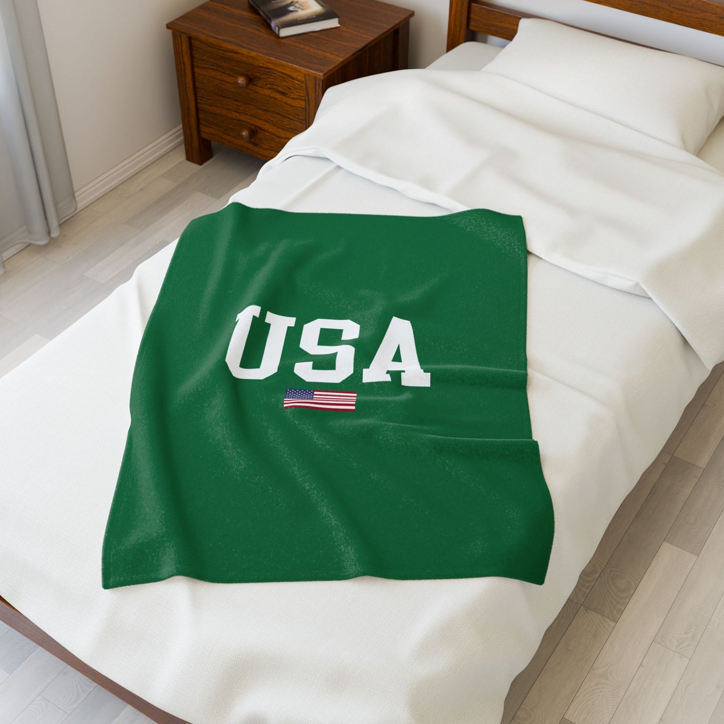 Princess Grace  TEAM USA  Velveteen Plush Blanket