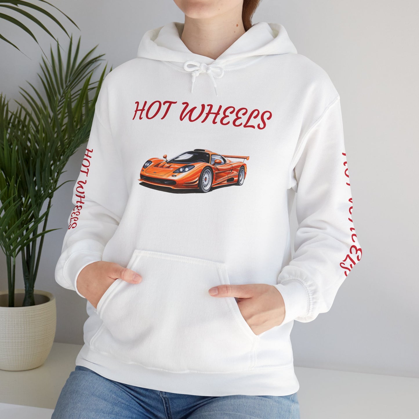 Princess Grace  Hot Wheels Unisex Heavy Blend Hooded Sweatshirt Vintage Car Design