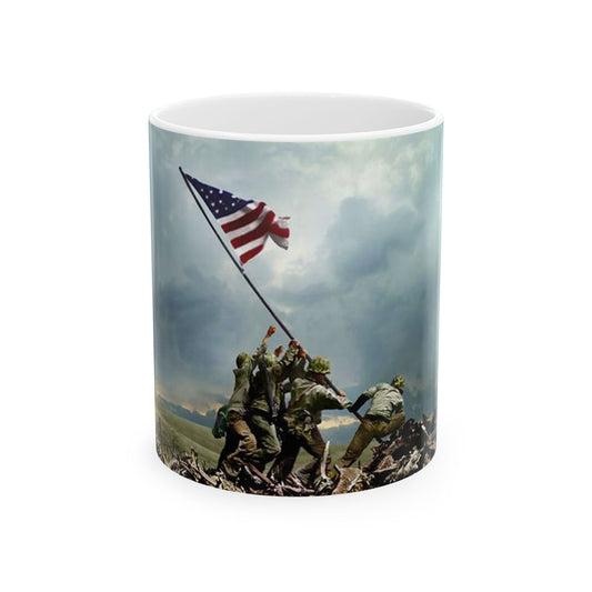 Princess Grace Patriotic Ceramic Mug, Perfect Gift for Veterans, Army Enthusiasts, Memorial Day, Independence Day, Tea and Coffee Lover