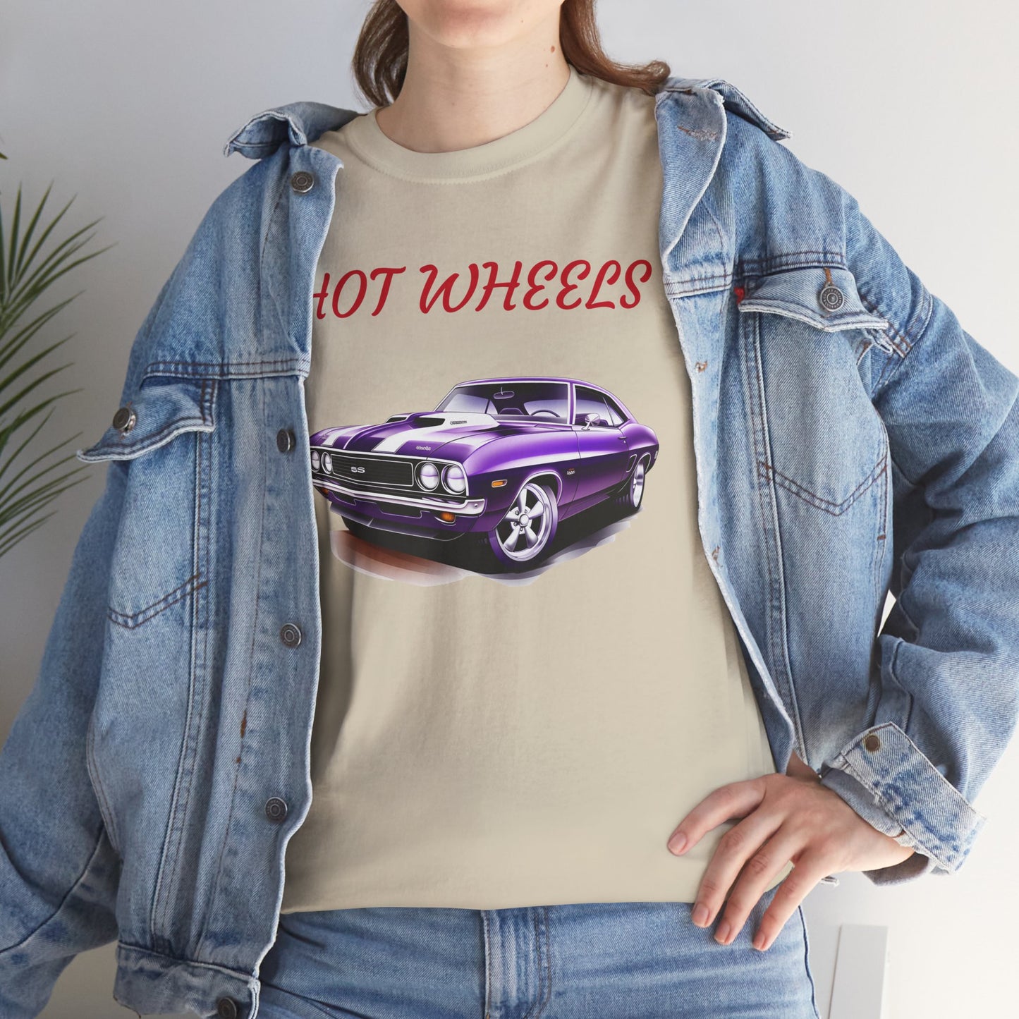 Princess Grace Hot Wheels Unisex Heavy Cotton Tee Vintage Car Graphic T-Shirt for Classic Car Lovers