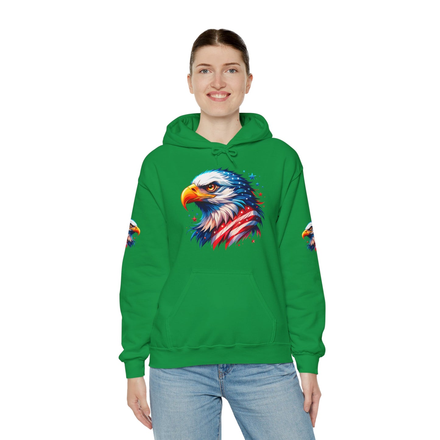 Princess Grace  American  Eagle Unisex Heavy Blend Hooded Sweatshirt