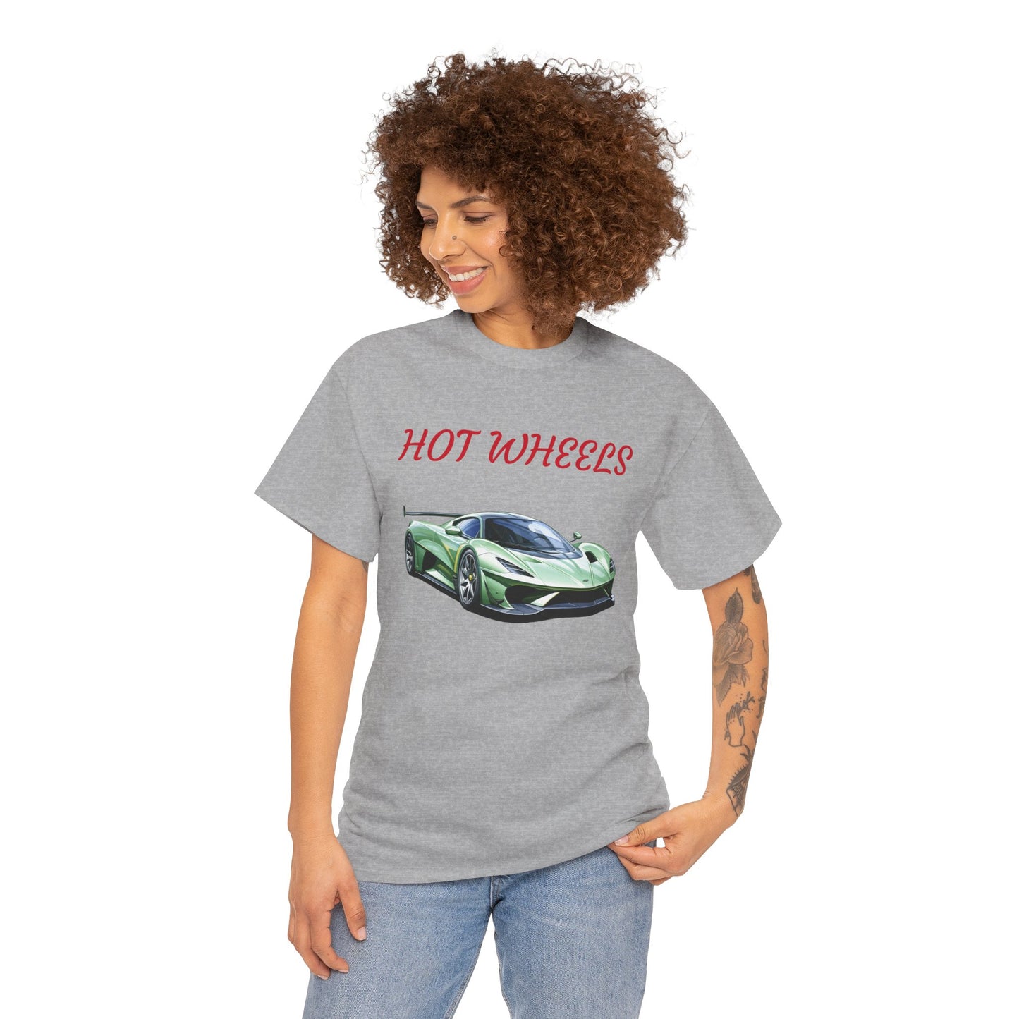 Princess Grace  Hot Wheels Car Unisex Heavy Cotton Tee Perfect for Car Enthusiasts