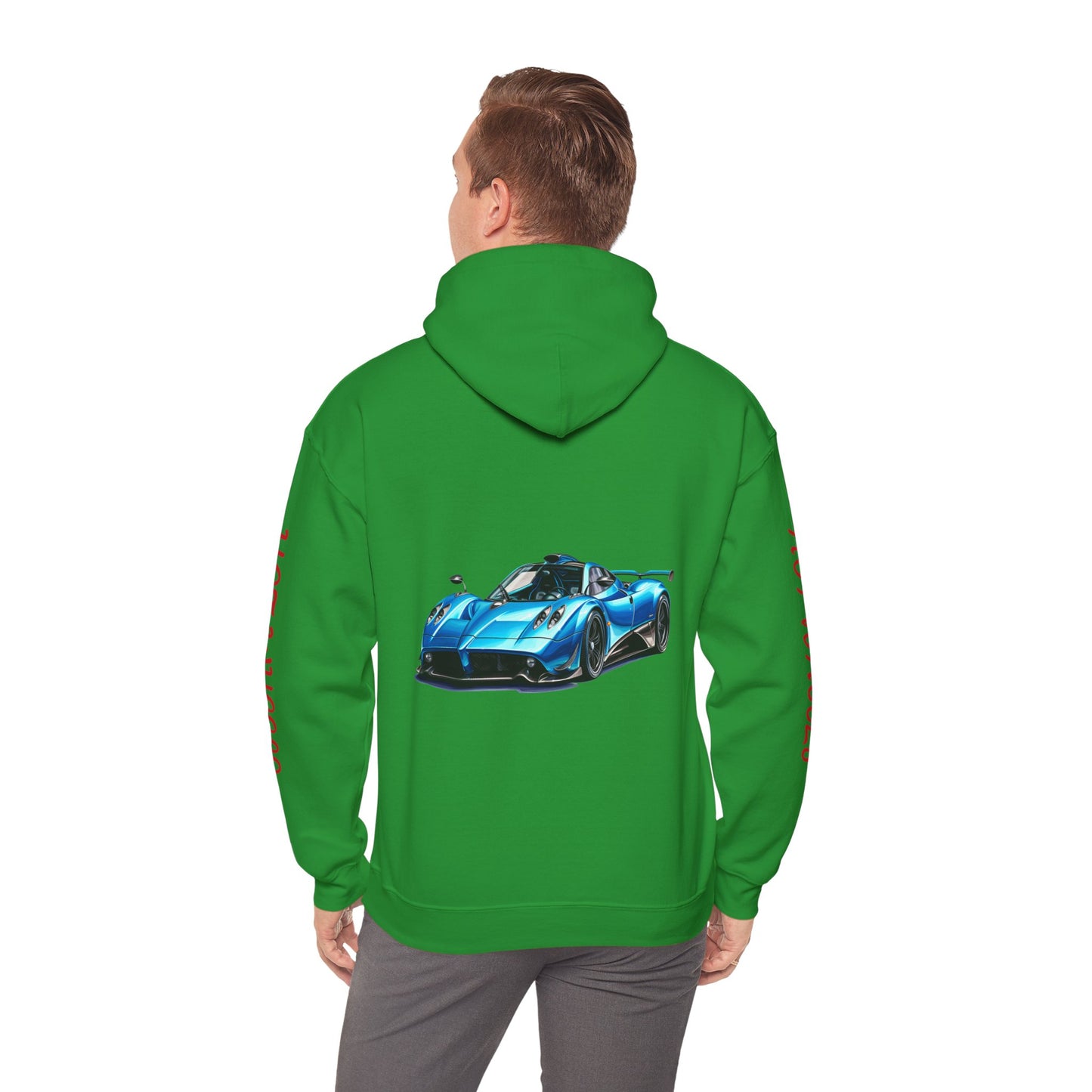 Princess Grace  Unisex Heavy Blend Hot Wheels Hooded Sweatshirt Stylish Car Graphic for Auto Enthusiasts