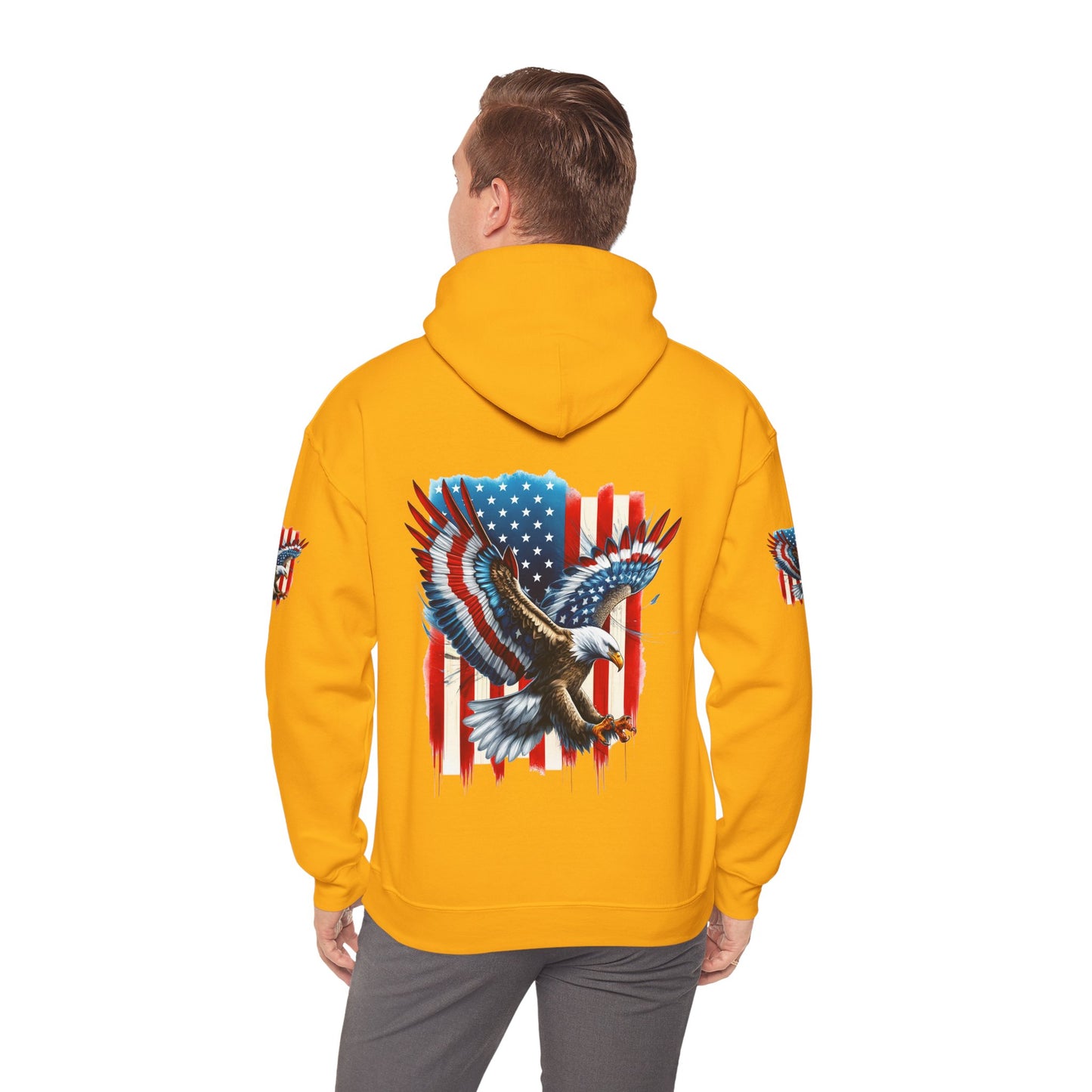 Princess Grace Patriotic Unisex Heavy Blend Hooded Sweatshirt