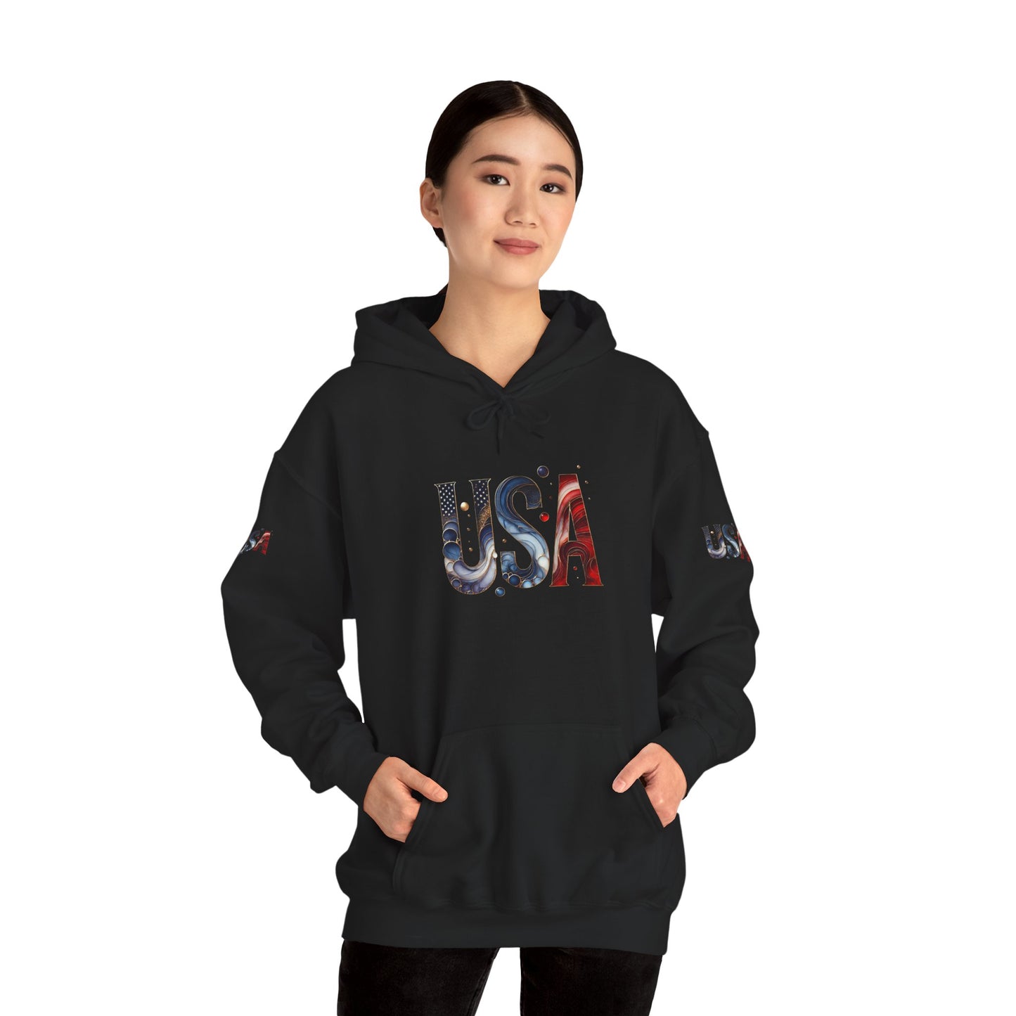 Princess Grace  TEAM USA  Unisex Heavy Bled   Hooded Sweatshirt