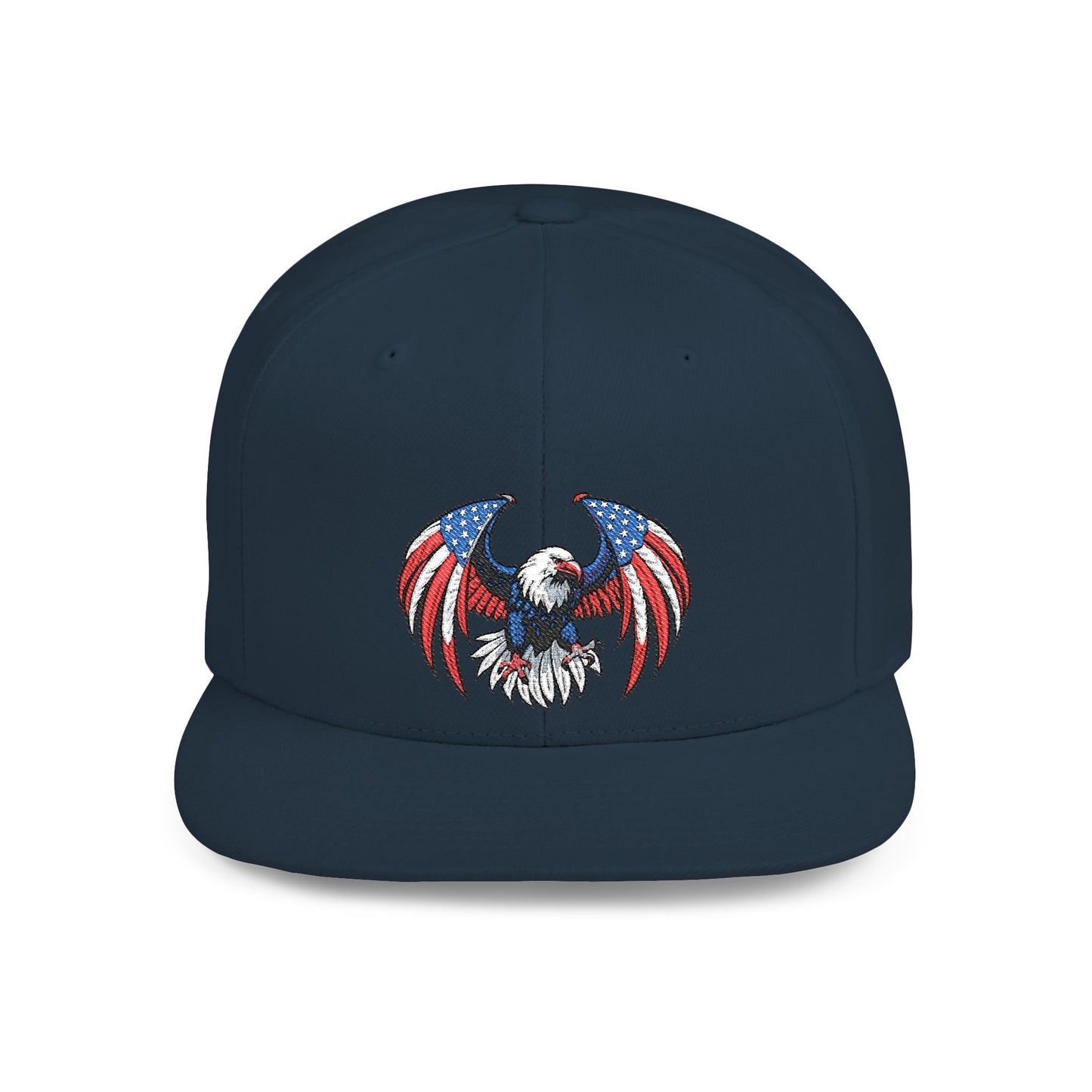 Princess Grace  Patriotic Eagle Flat Bill Snapback Hat