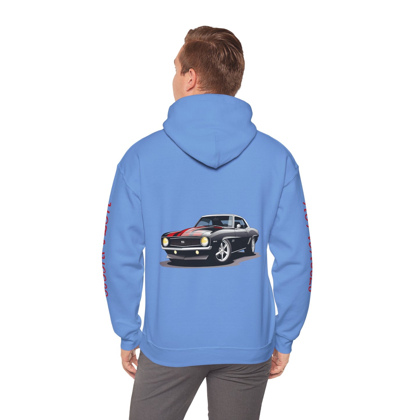 Princess Grace  Cool Hot Wheels Unisex Hoodie Retro Car Design for Auto Enthusiasts