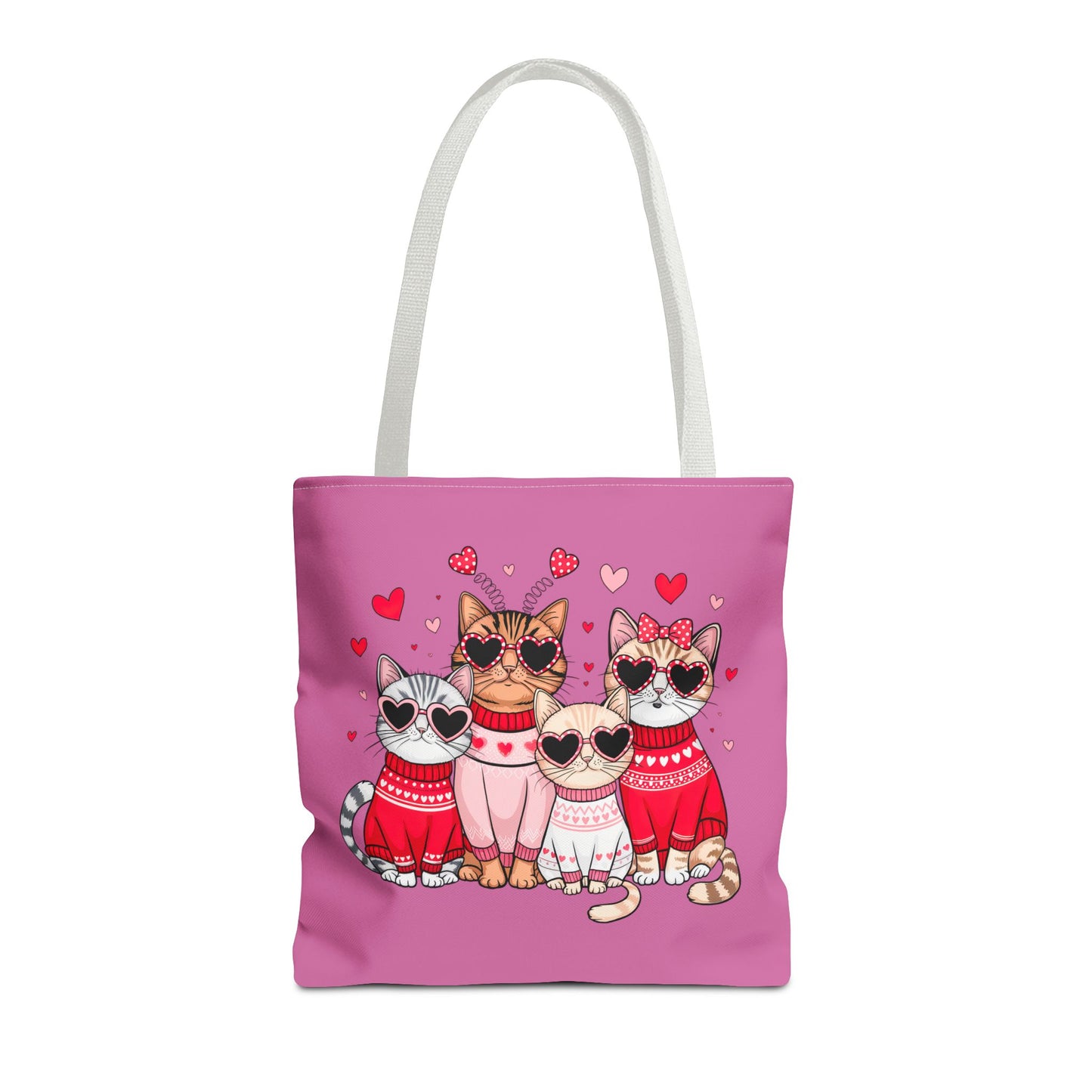 Princess Grace  Cute Cat Lover Tote Bag Stylish Pet Themed Pink Bag for Animal Lovers