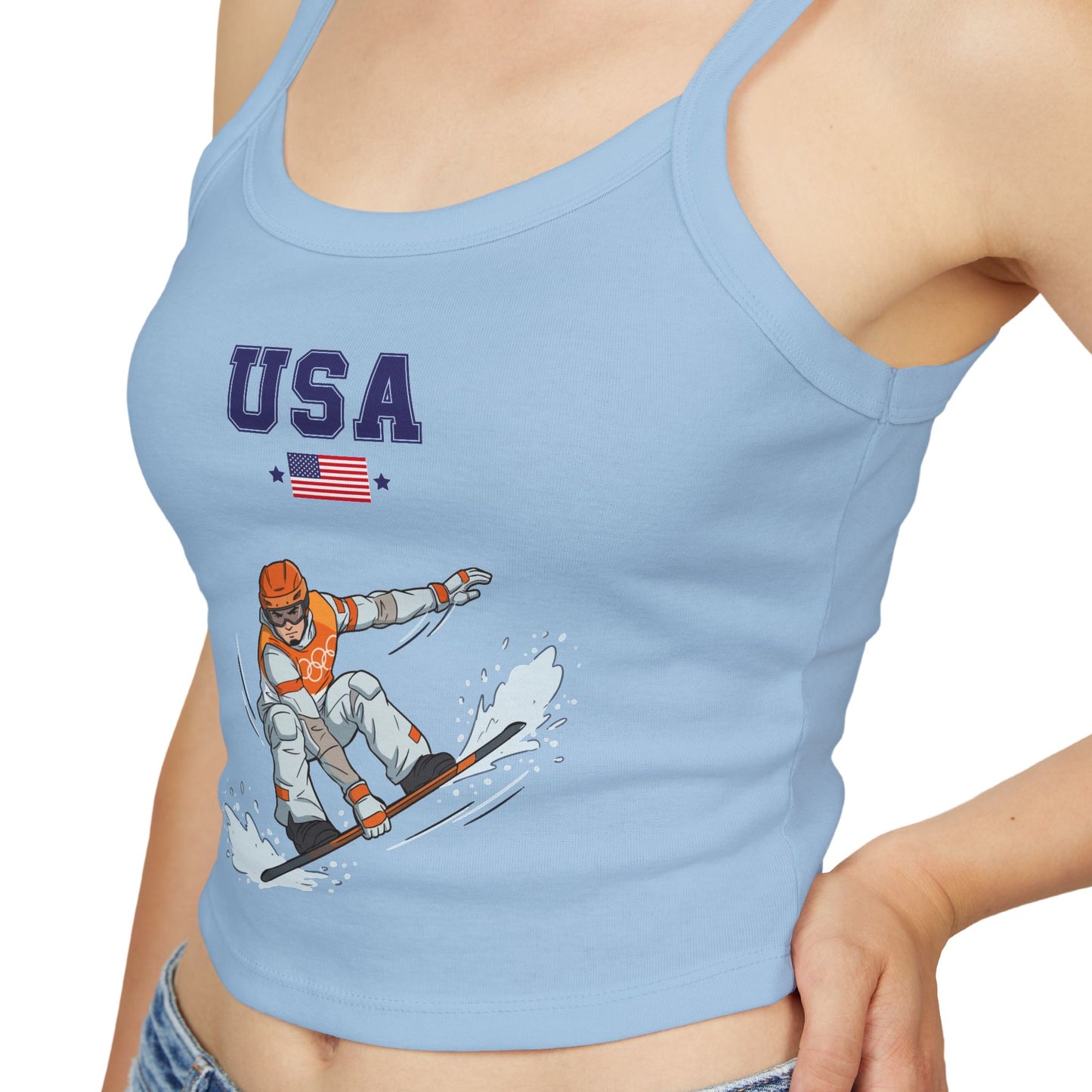 Princess Grace  TEAM USA  Women's Spaghetti Strap Tank Top