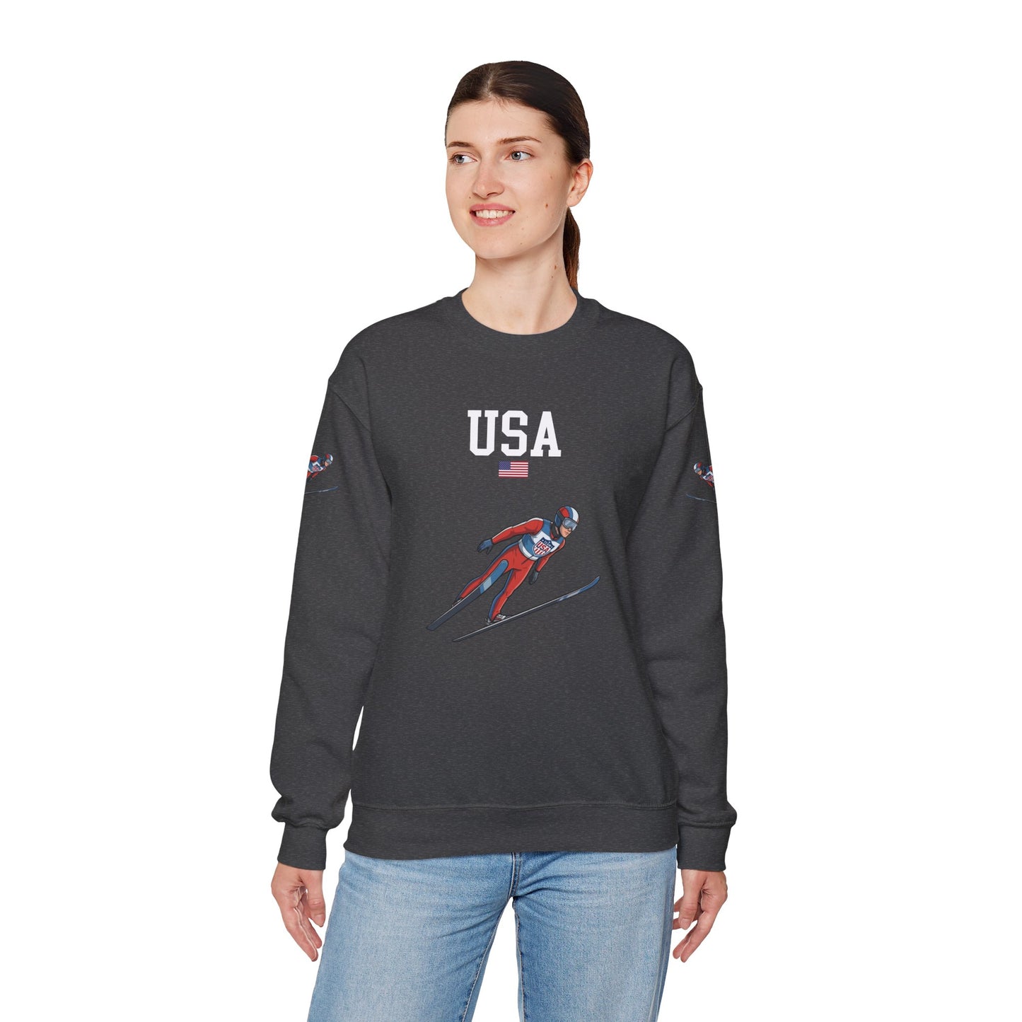 Princess Grace  TEAM USA  Unisex Heavy Blend  Crewneck Sweatshirt