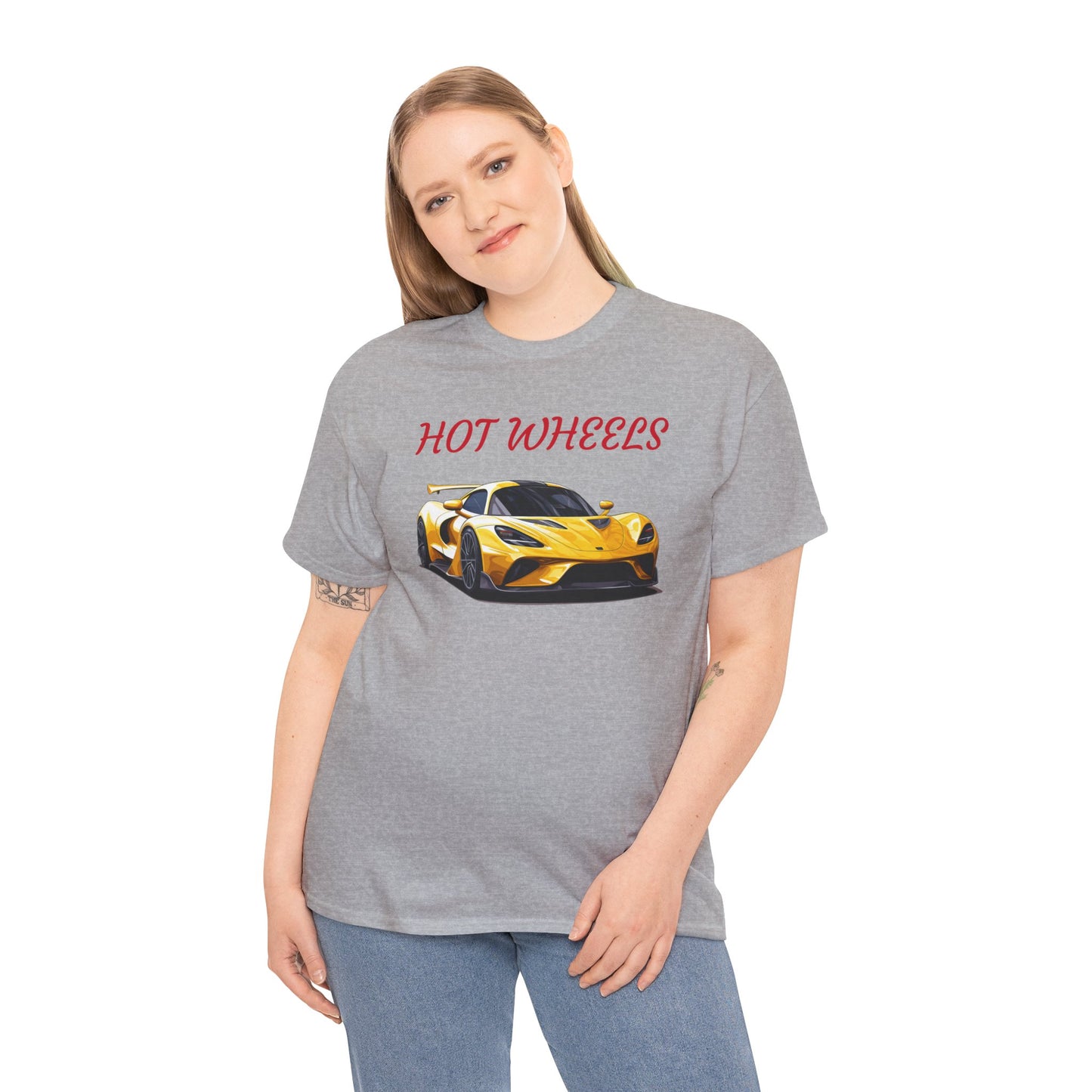 Princess Grace  Hot Wheels Unisex Heavy Cotton Tee Perfect for Car Enthusiasts