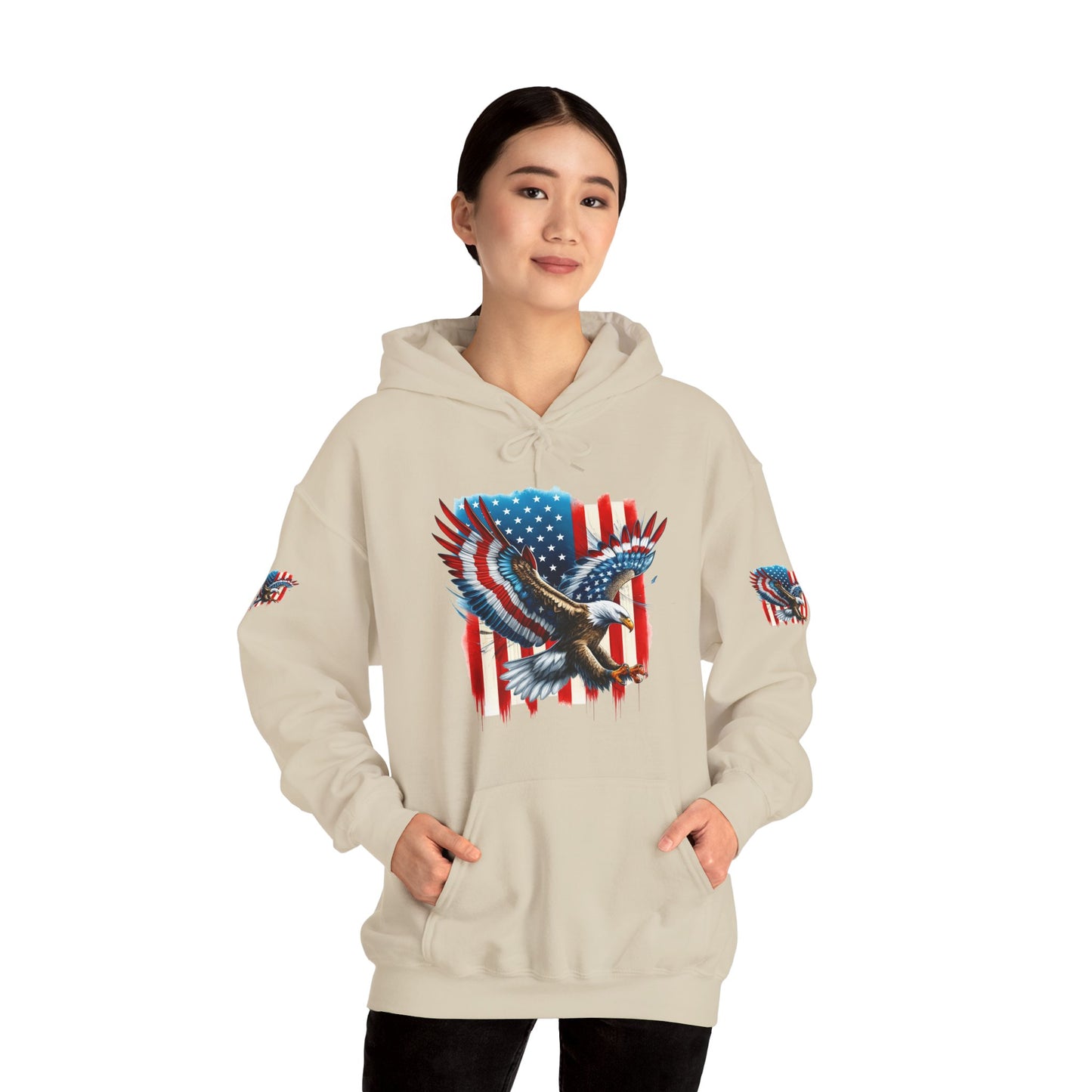Princess Grace Patriotic Unisex Heavy Blend Hooded Sweatshirt