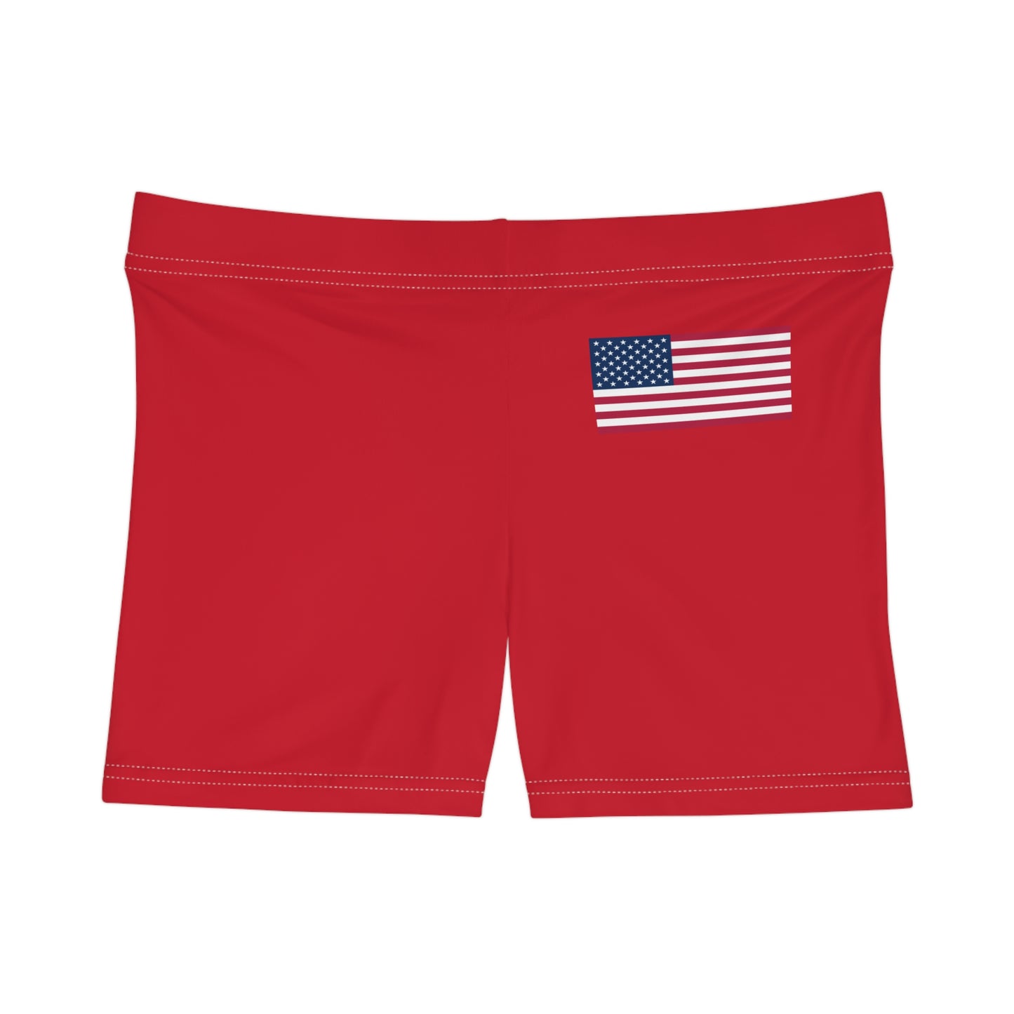 Princess Grace  Patriotic Women's Shorts with American Flag