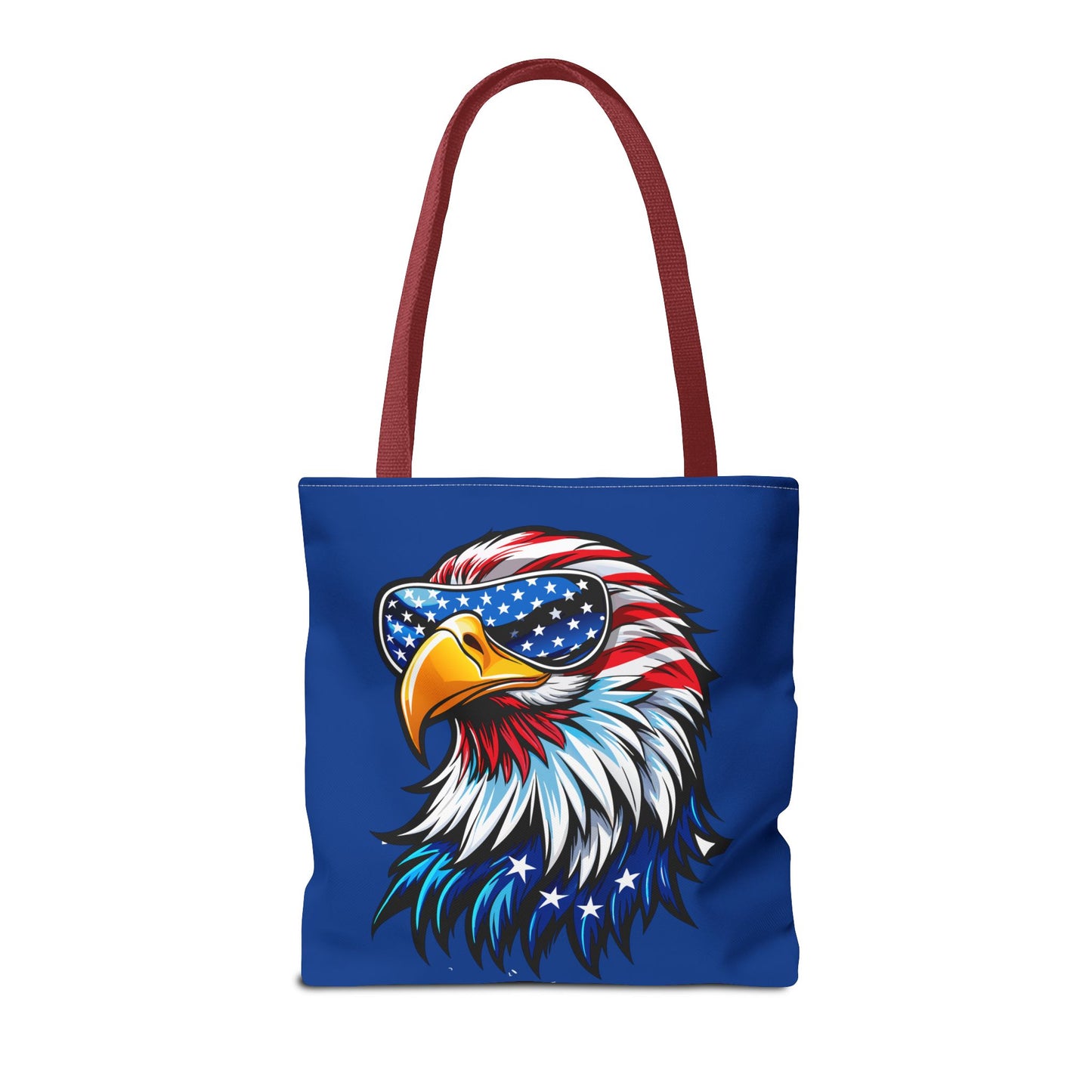 Princess Grace  Patriotic Eagle Tote Bag Stylish American Flag Design for Independence Day & Everyday Use