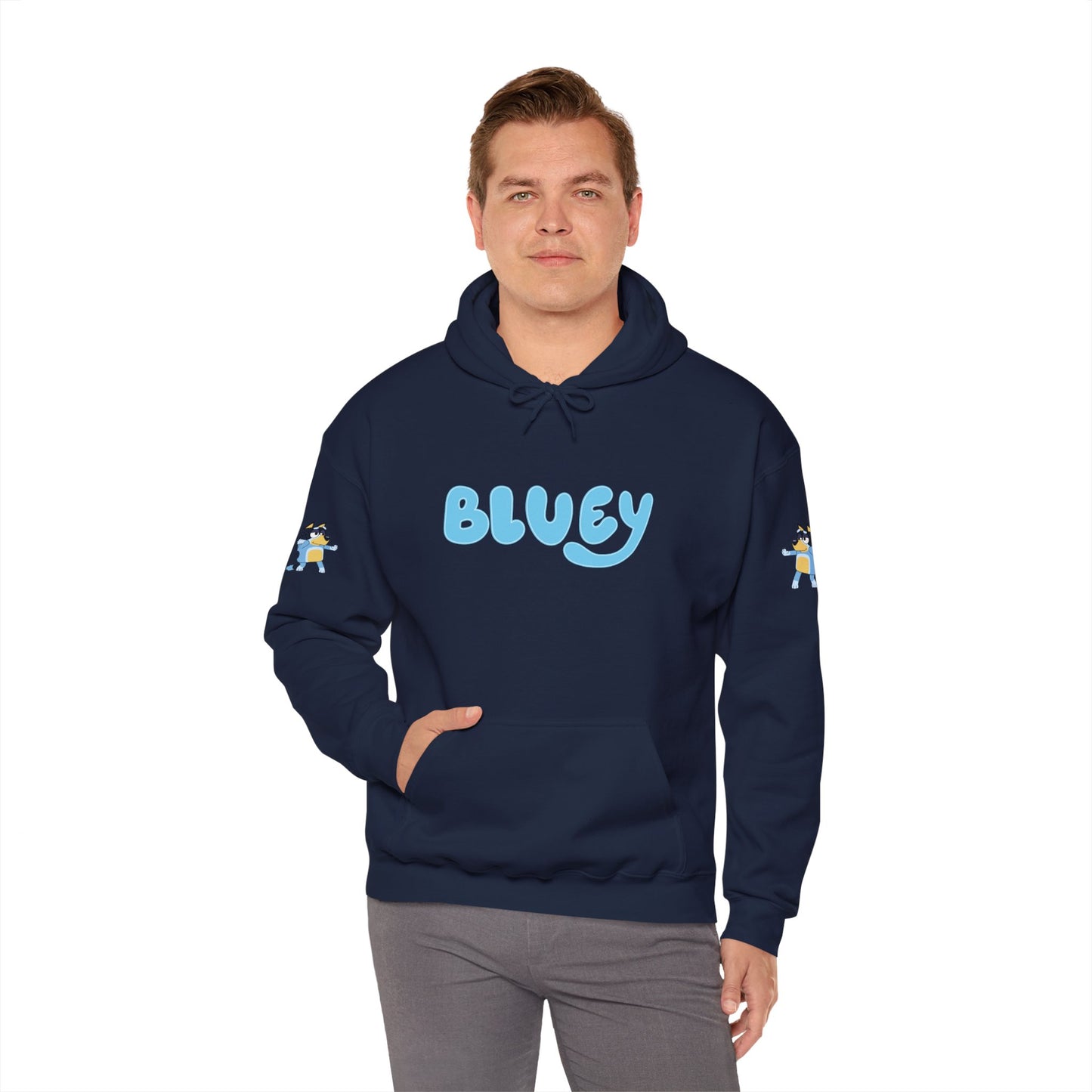 Princess Grace  Bluey Unisex Hooded Sweatshirt  Cozy Cartoon Style for Kids & Adults