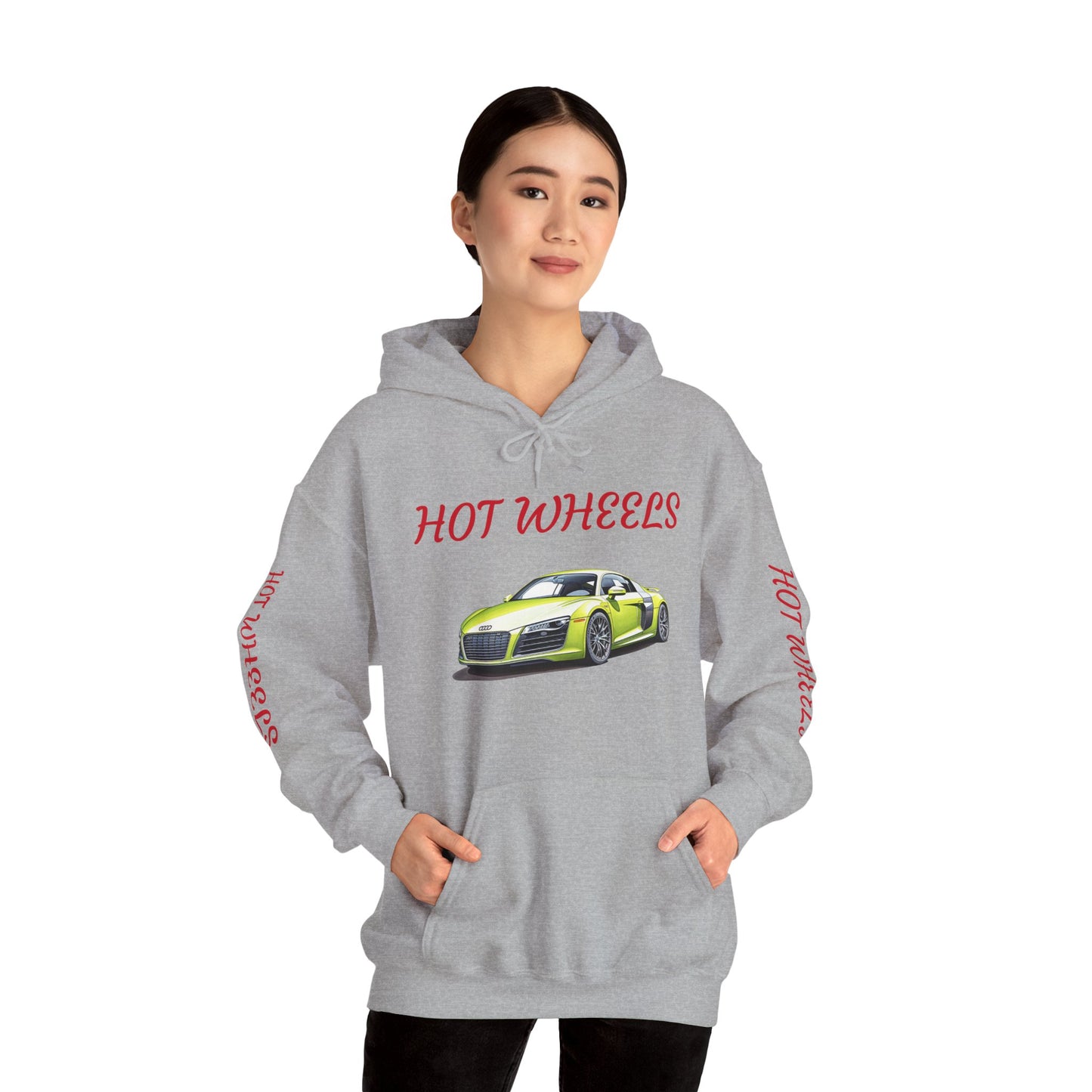 Princess Grace  Hot Wheels Unisex Hooded Sweatshirt Cool Car Design for Auto Enthusiasts