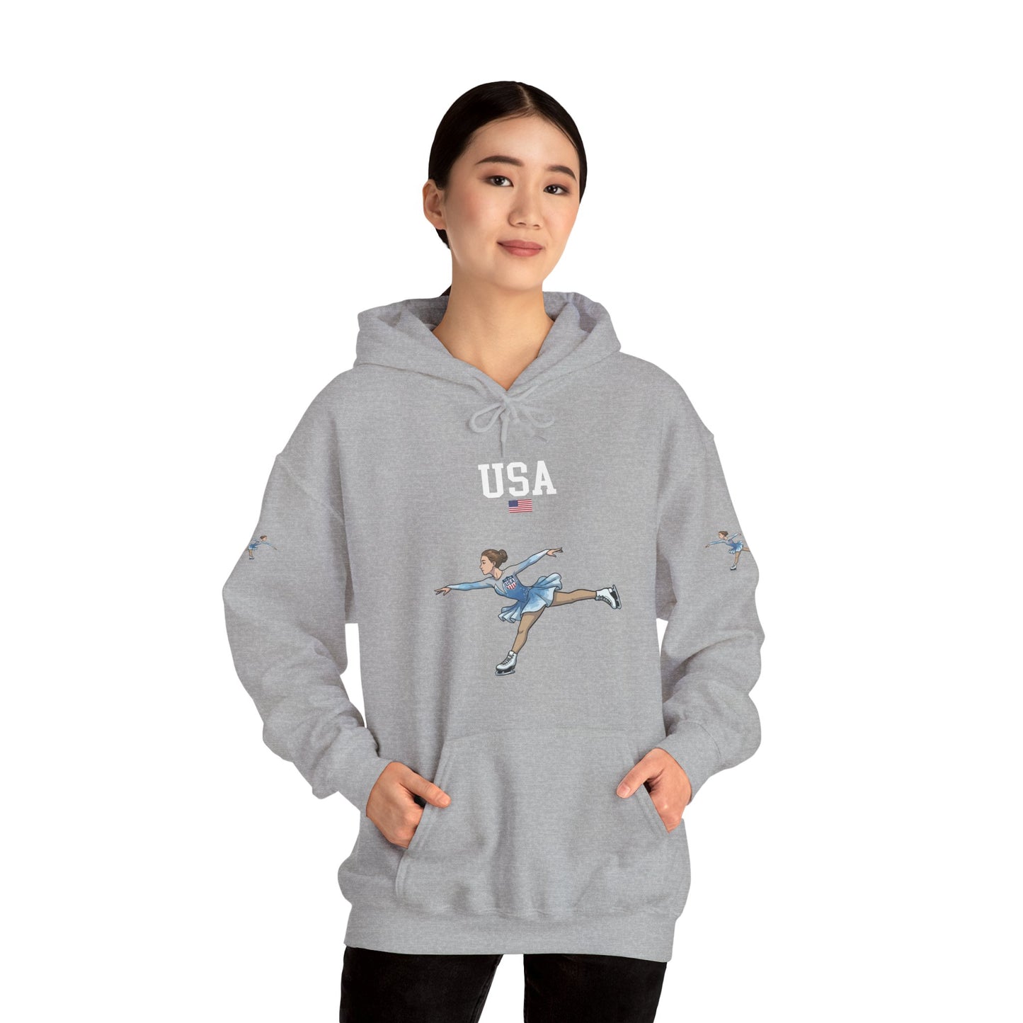 Princess Grace  TEAM USA  Unisex Heavy Blend Hooded Sweatshirt
