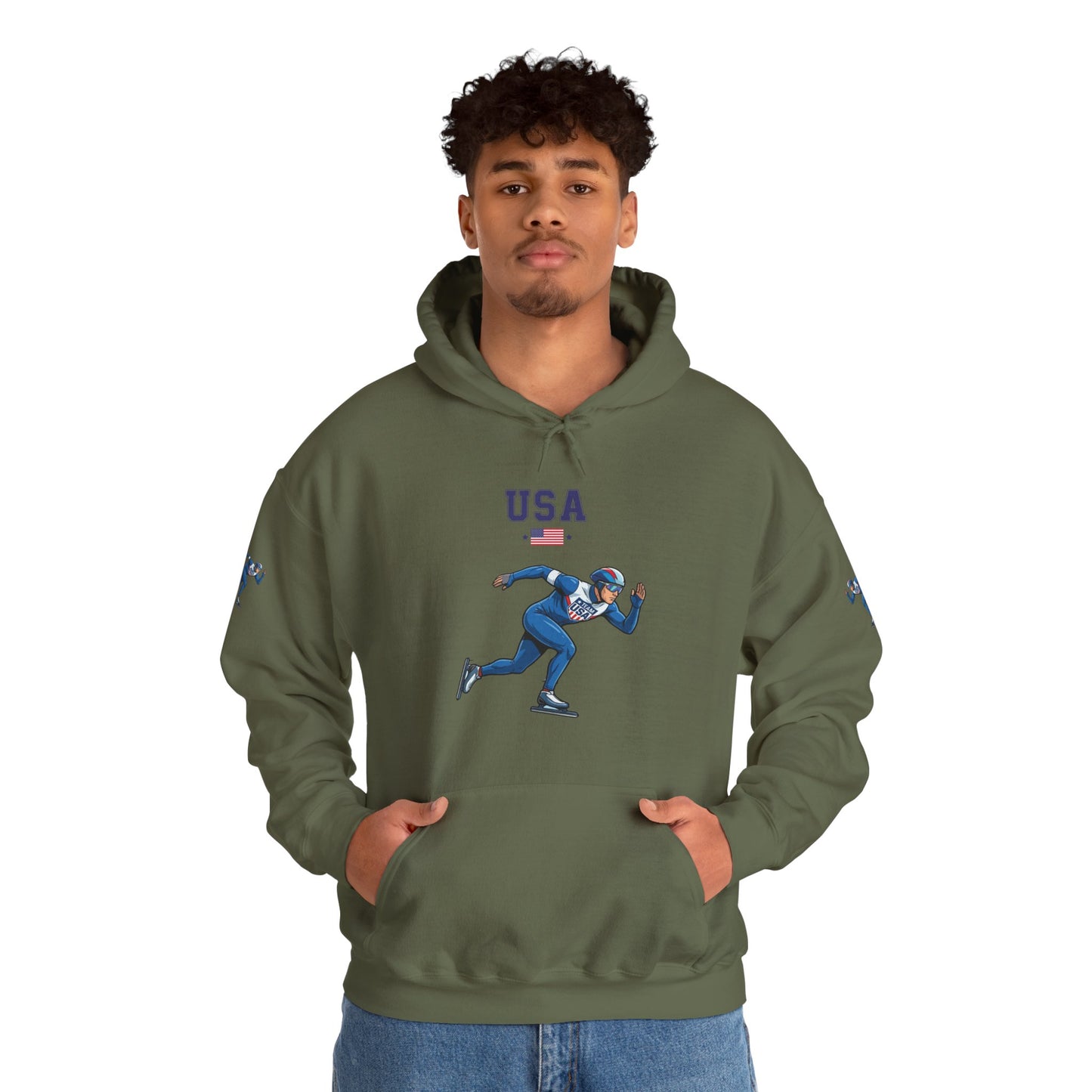Princess Grace  TEAM USA  Unisex Heavy Blend Hooded Sweatshirt